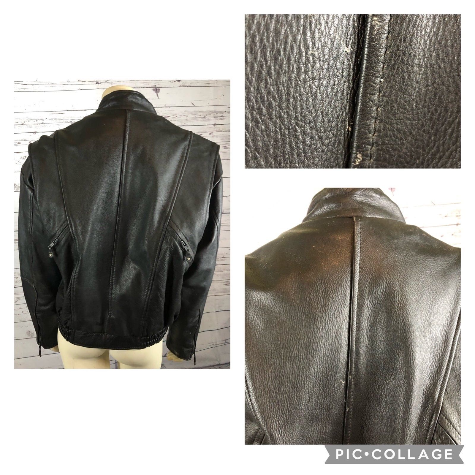Other Hot Leathers thinsulate lined black motorcycle jacket XL Size US XL / EU 56 / 4 - 12 Thumbnail