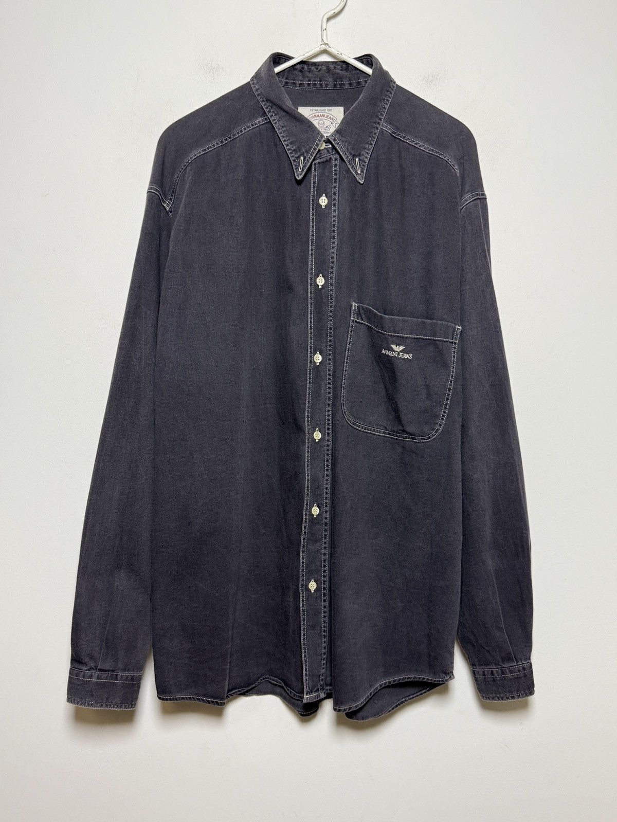 Vintage Giorgio Armani Shirt | Grailed