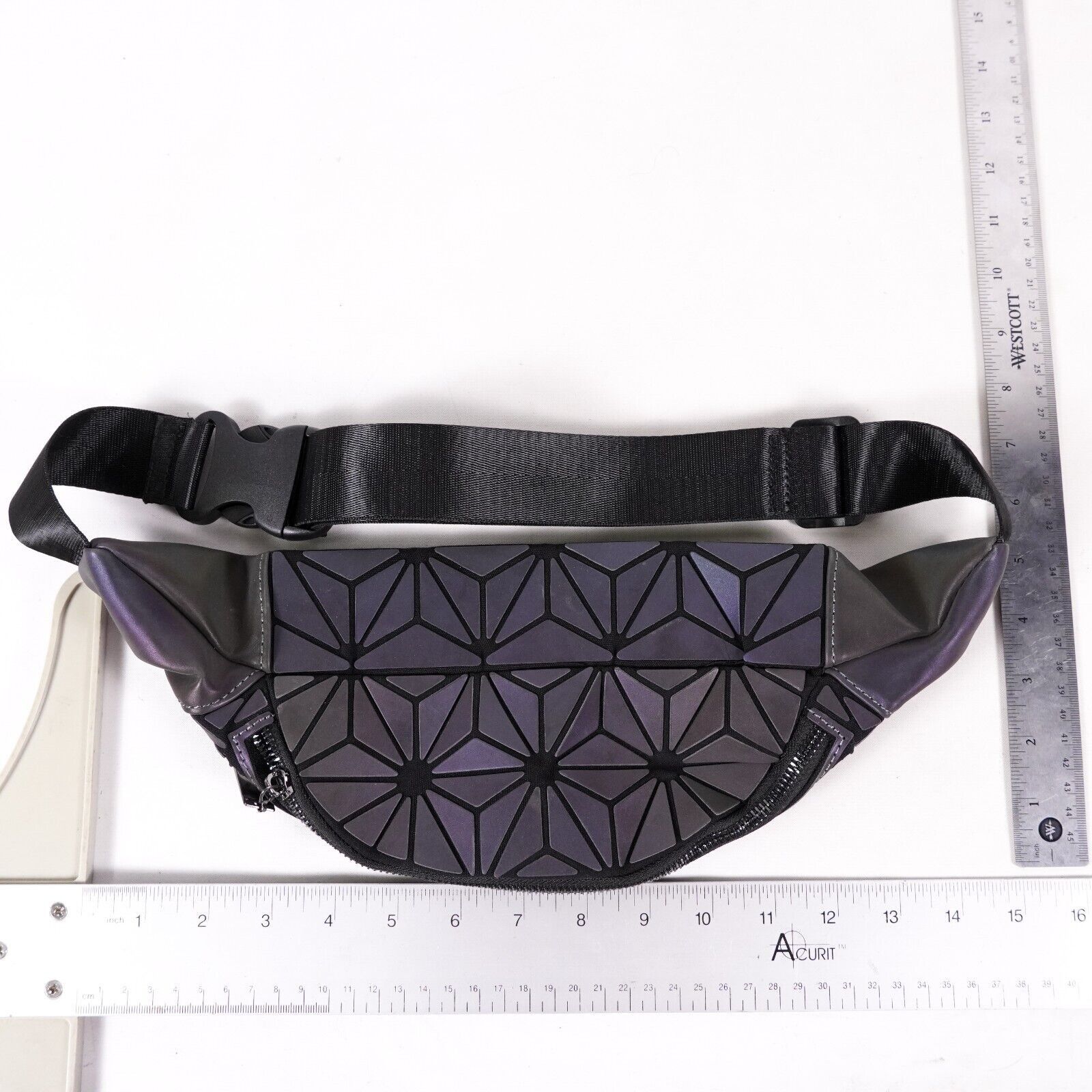 Other Iridescent Geometric Holo Luminous Fanny Pack Waist Bag Size ONE SIZE - 5 Thumbnail