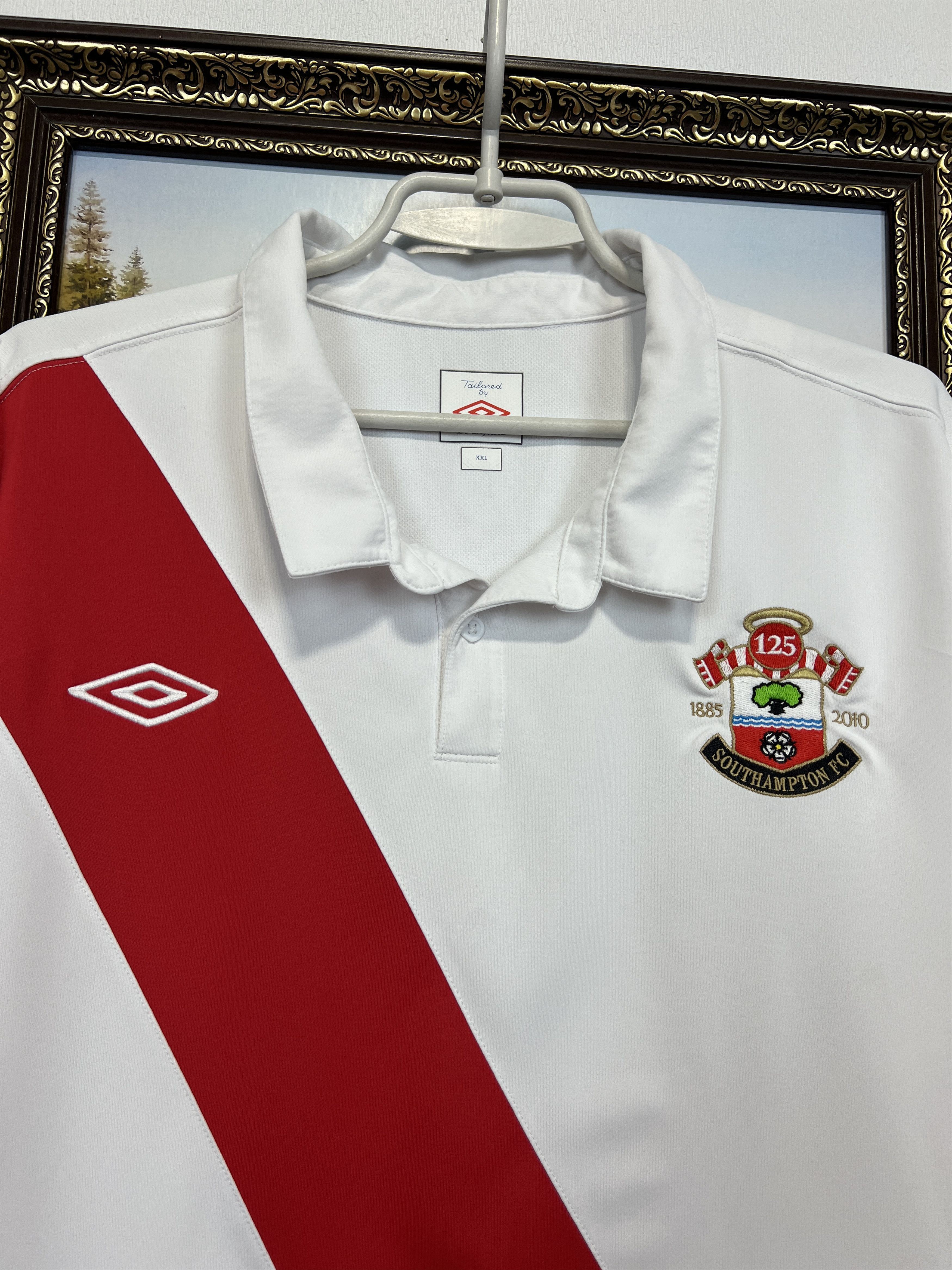 Umbro Southampton Home football shirt #26 Chamberlain Player Issue Size US XXL / EU 58 / 5 - 6 Thumbnail