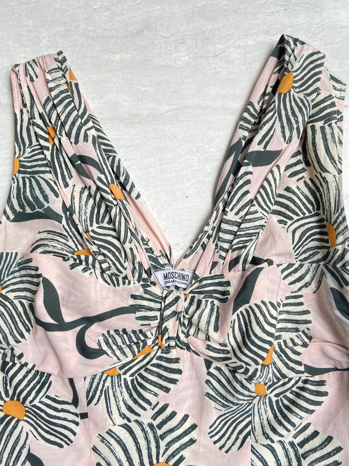 Moschino MOSCHINO Motive Midi Dress Size XS / US 0-2 / IT 36-38 - 10 Thumbnail