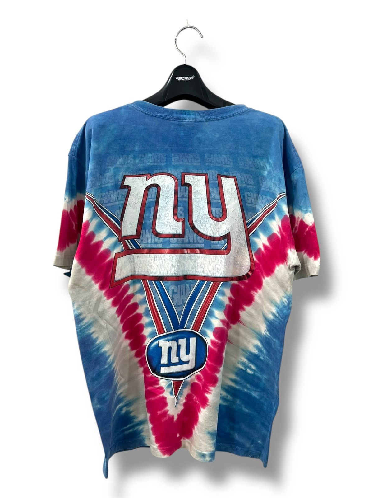 NFL Vintage 90s New York Giants Tie Dye NFL T-Shirt Size US M / EU 48-50 / 2 - 2 Thumbnail