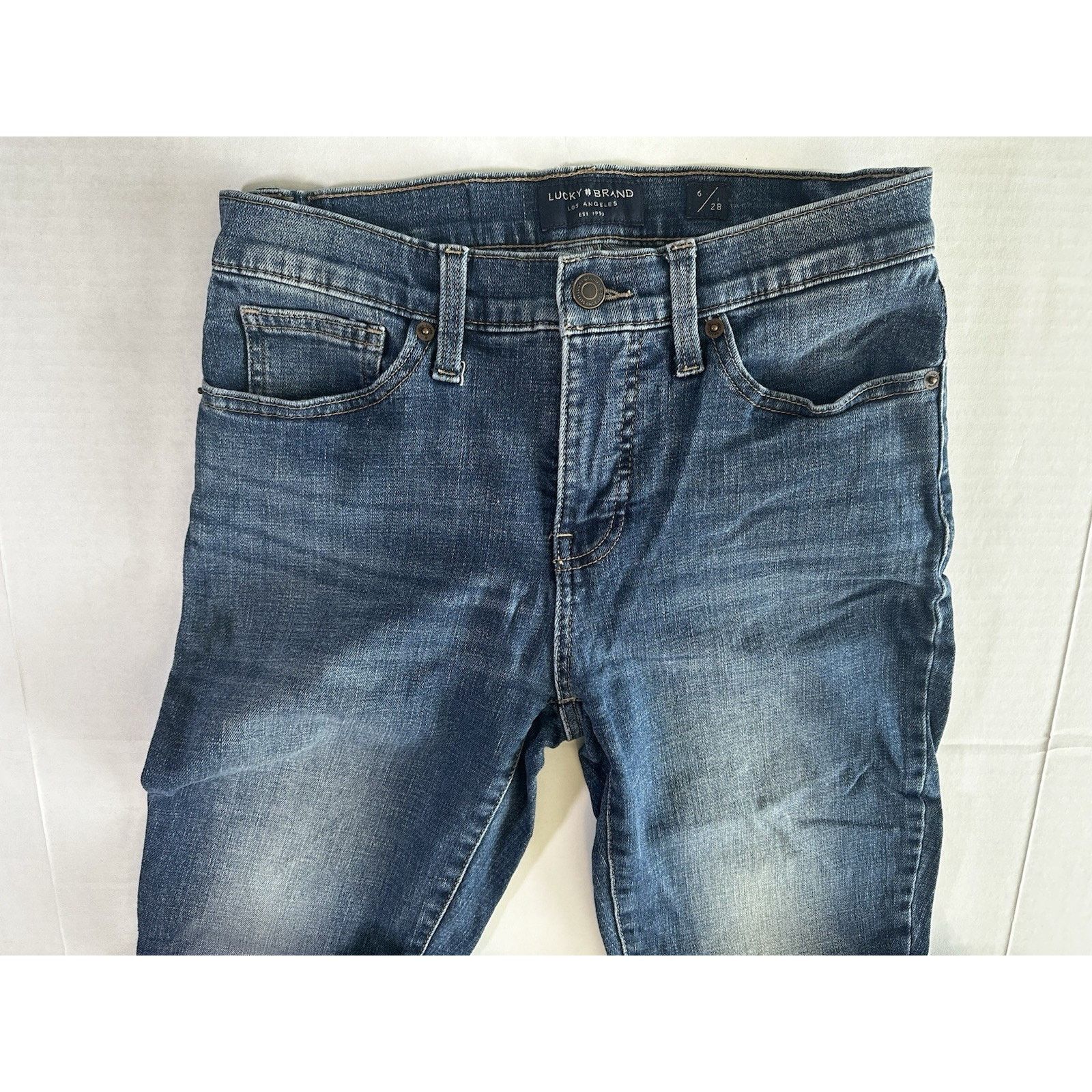 Lucky Brand Lucky Brand Jeans Mid Rise Crop AVA 6/28 Blue Streetwear Size 28" / US 6 / IT 42 - 12 Thumbnail