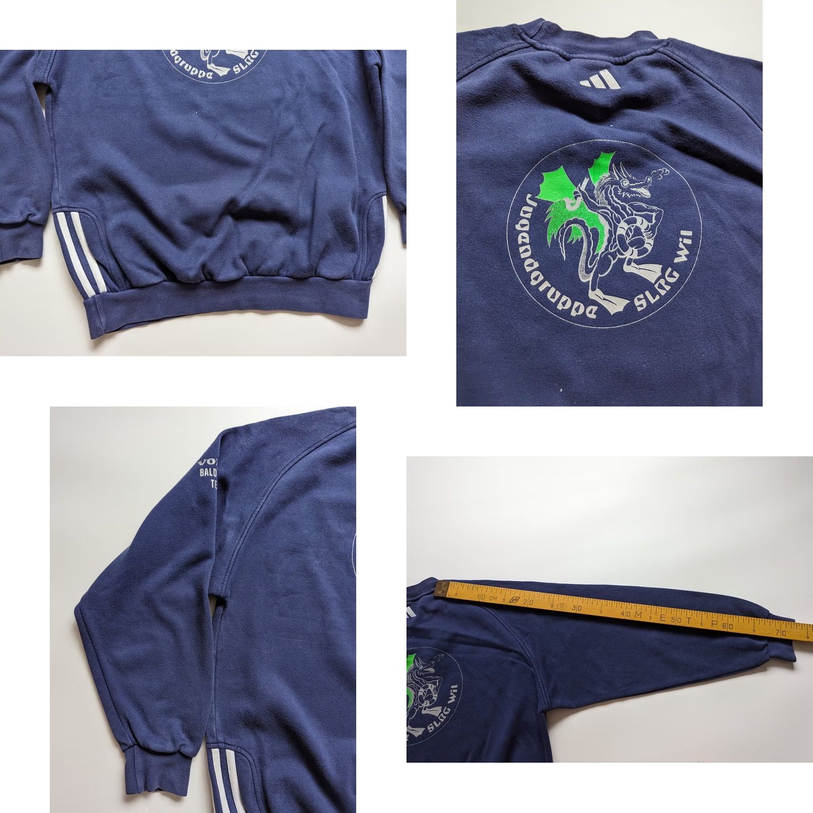 Adidas adidas sweatshirt VOLVO BALDEGGER TEAM XL Blue Mens Sweatshirt XL Blue adidas BALDEGGER TEAM VOLVO SLRG WIL Pullover Men Smart Choice Size US XL / EU 56 / 4 - 8 Thumbnail