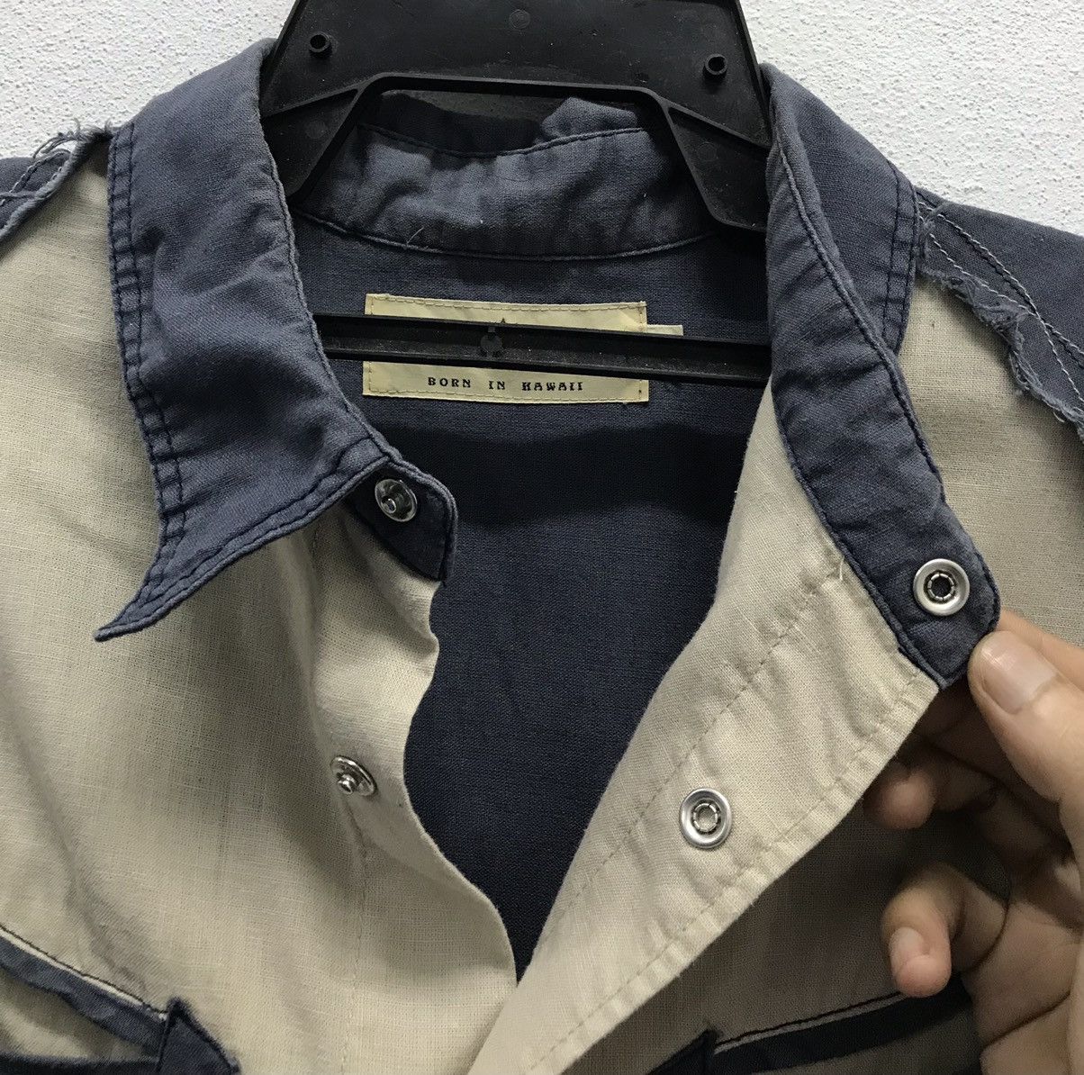 Japanese Brand × Vintage Vintage Pineapple Juice Born In Hawaii Shirt Button Up Size US L / EU 52-54 / 3 - 4 Thumbnail