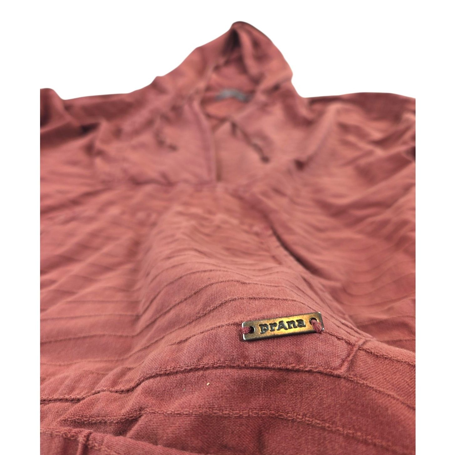 Prana Prana | Farin Hooded Pullover Top in Rose | Size Small Size S / US 4 / IT 40 - 5 Thumbnail