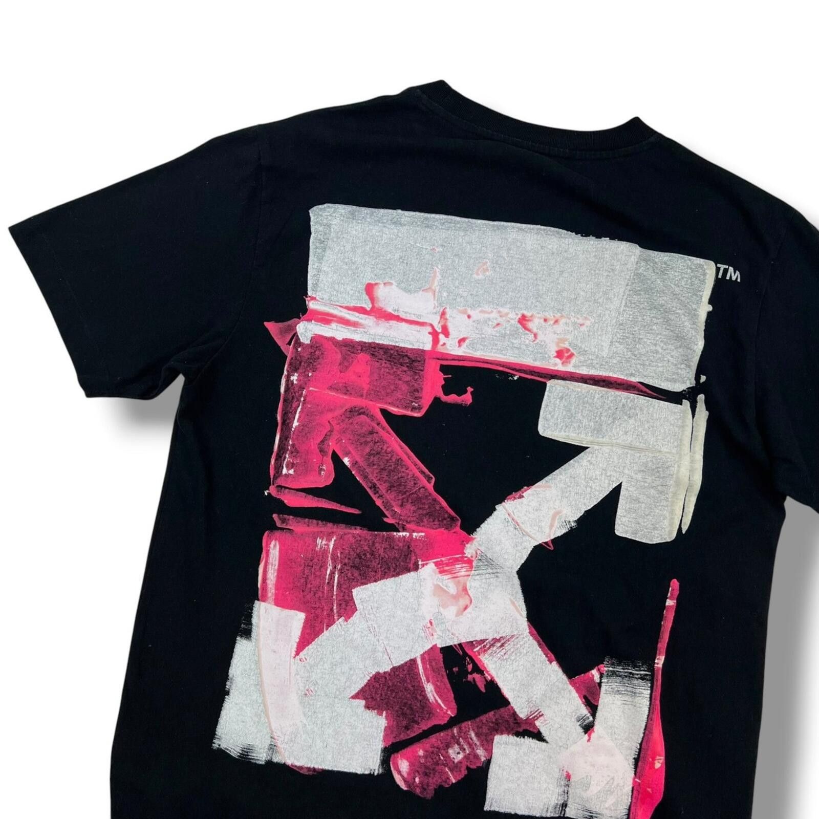 Off-White Off-White Acrylic Arrows Black T Shirt Size US M / EU 48-50 / 2 - 1 Thumbnail