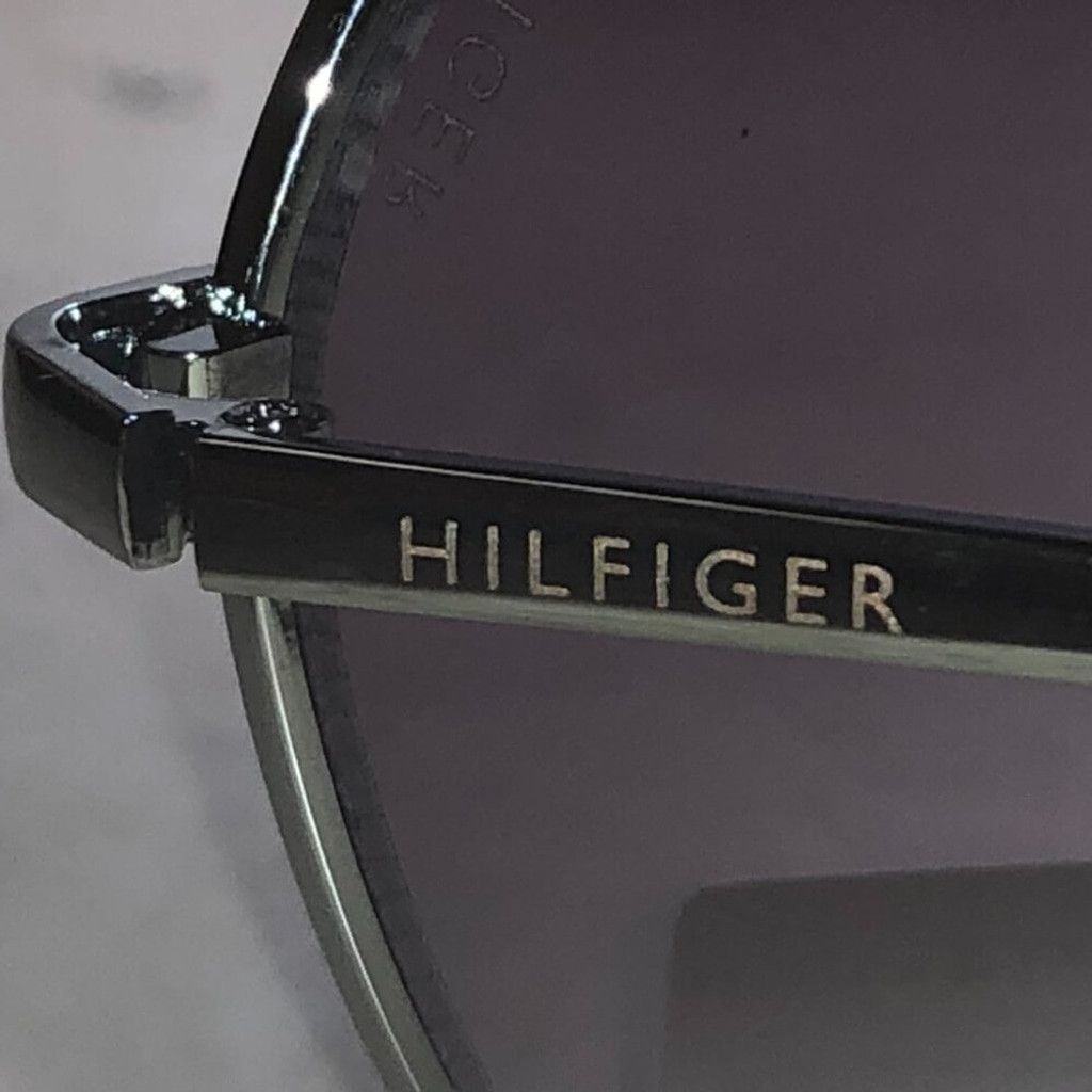 Tommy Hilfiger Tommy Hilfiger Gunmetal & Black Aviator Sunglasses Size ONE SIZE - 4 Thumbnail