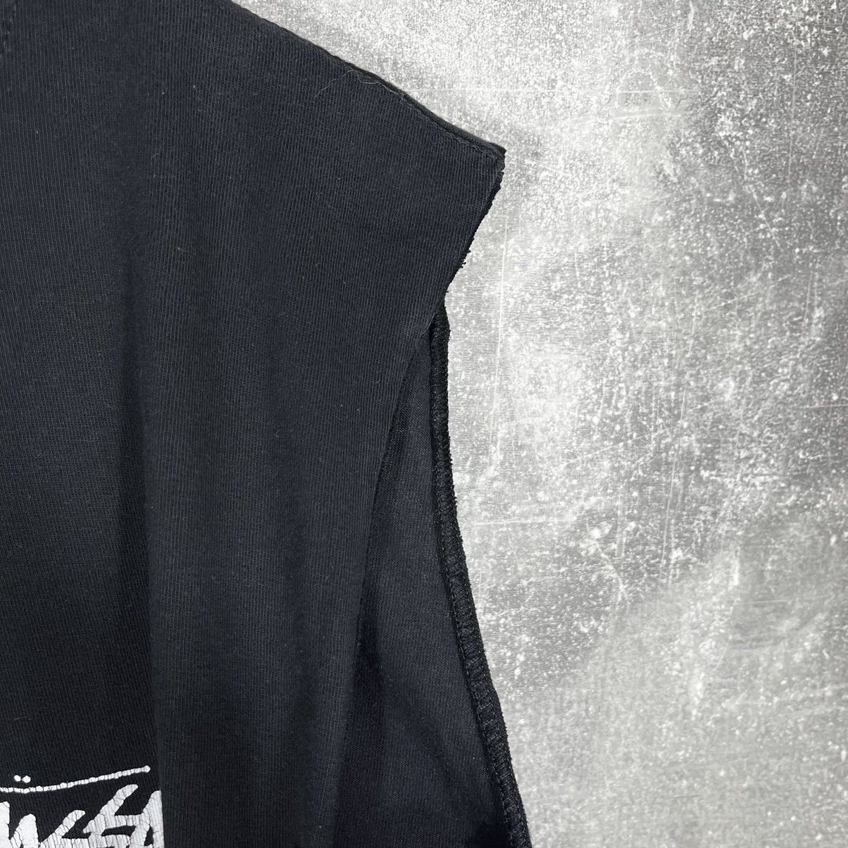 Stussy Stussy Tank Top Big Logo Vintage T-shirt Tee Rare Black USA Size US M / EU 48-50 / 2 - 7 Thumbnail