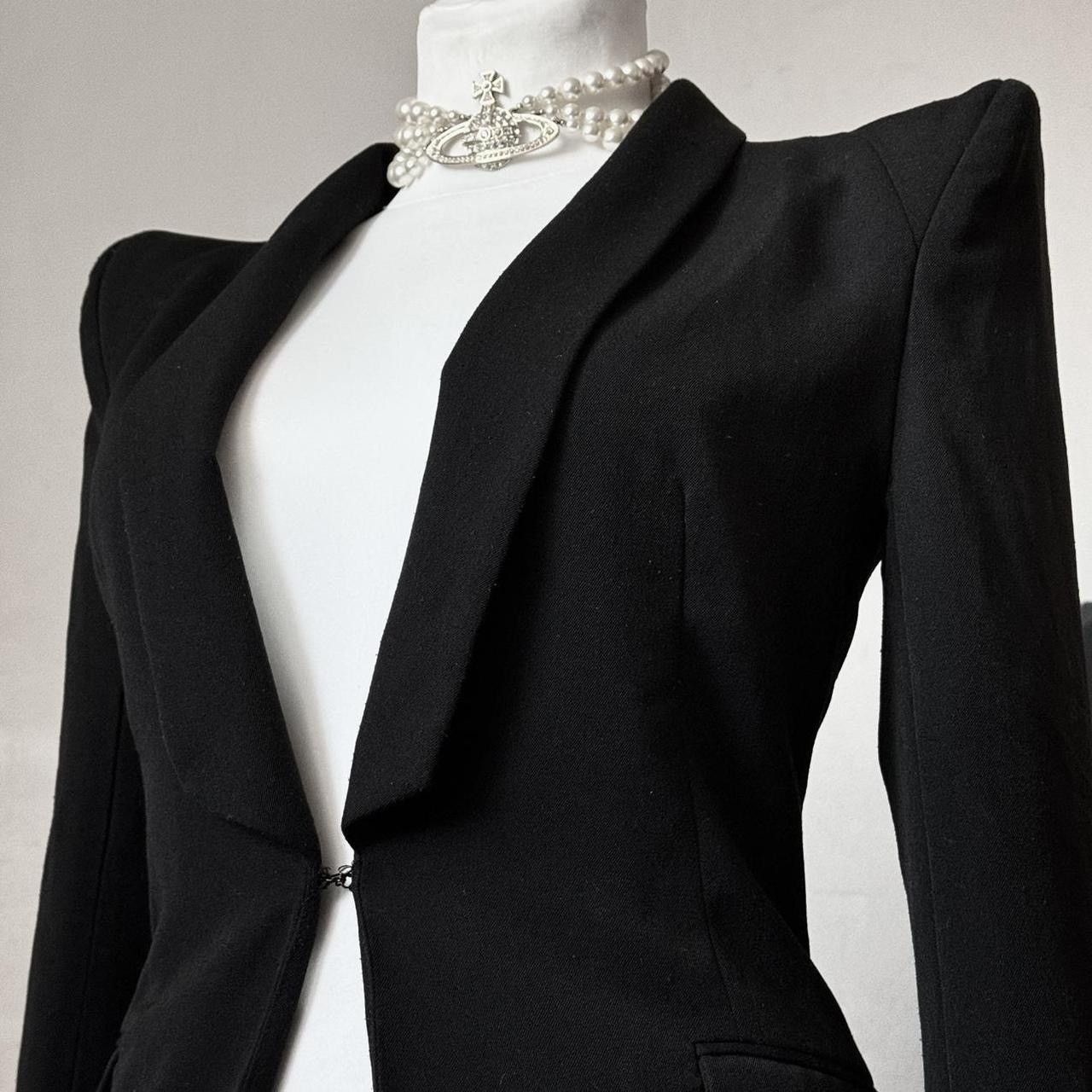 Vintage Power shoulders Avant - Garde vintage jacket Size S / US 4 / IT 40 - 4 Thumbnail