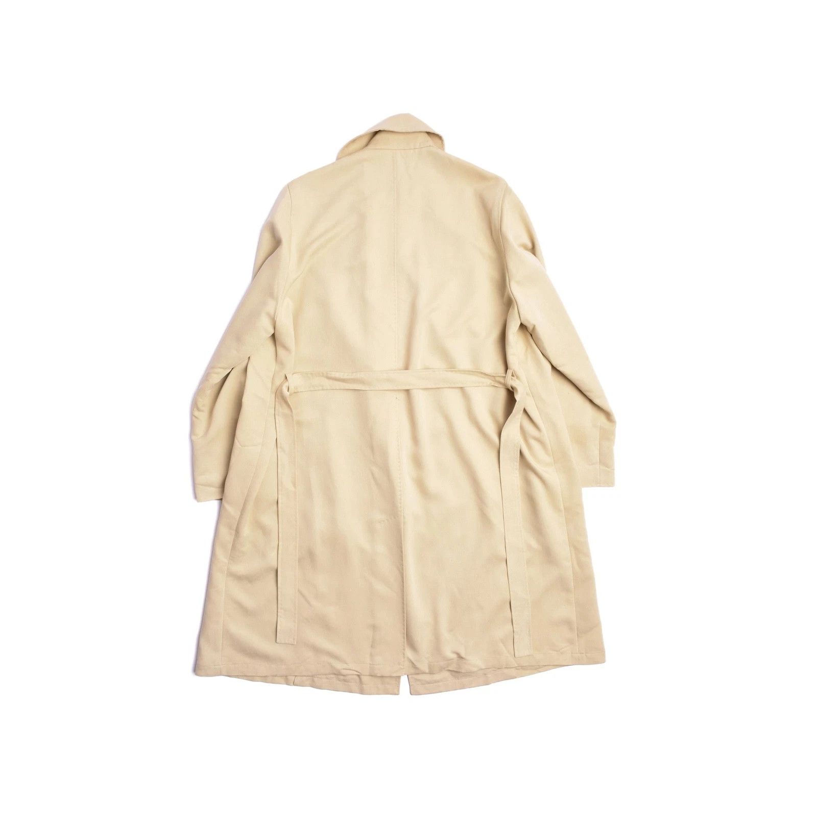 Max Mara Women's MaxMara Beige Belted Trench Coat Size L Size L / US 10 / IT 46 - 2 Thumbnail