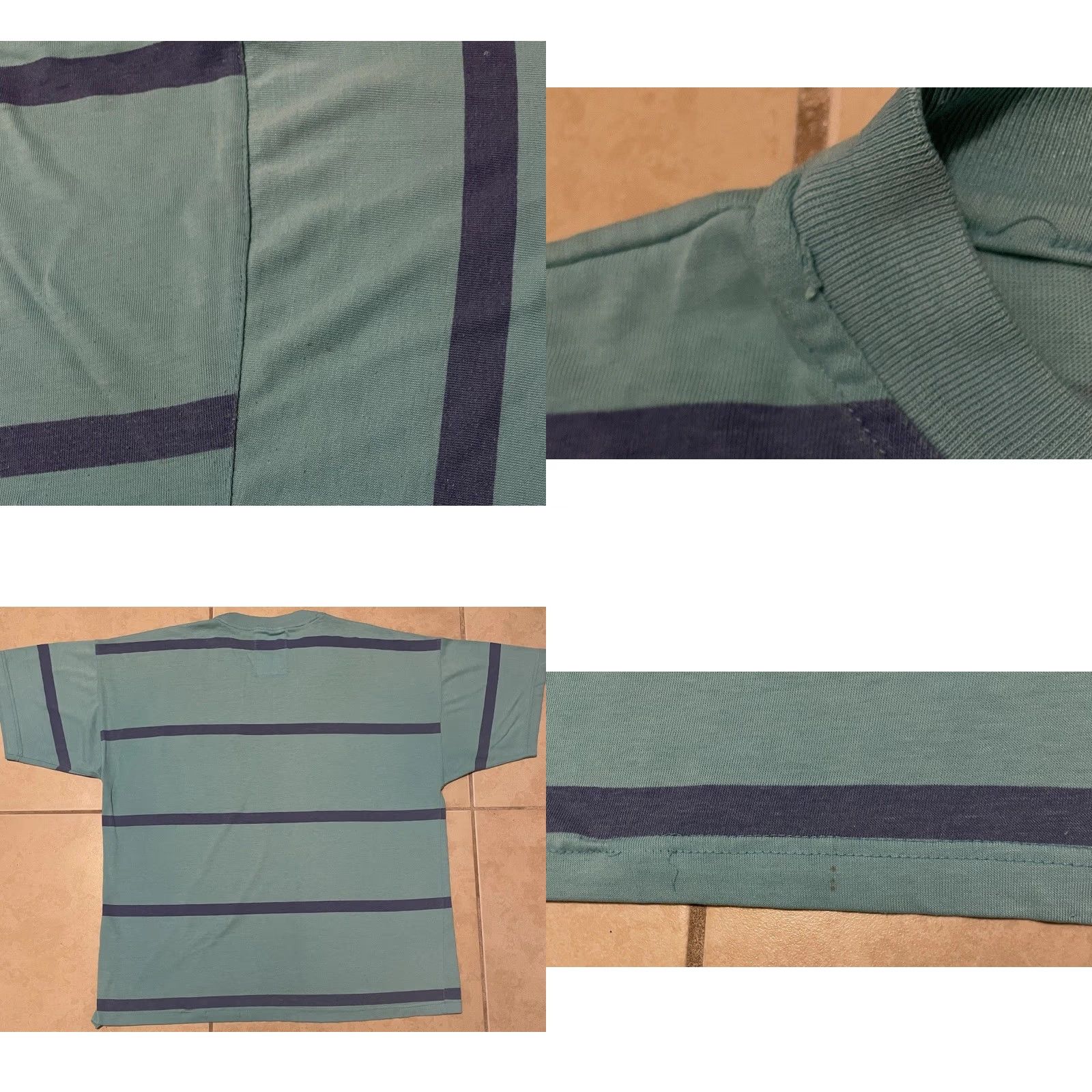 Quiksilver VINTAGE 90s Faded Striped Shirt XL Surf Skate Grunge Vaporwave Billabong Quiksilver Ocean Pacific Hurley Size US XL / EU 56 / 4 - 8 Thumbnail