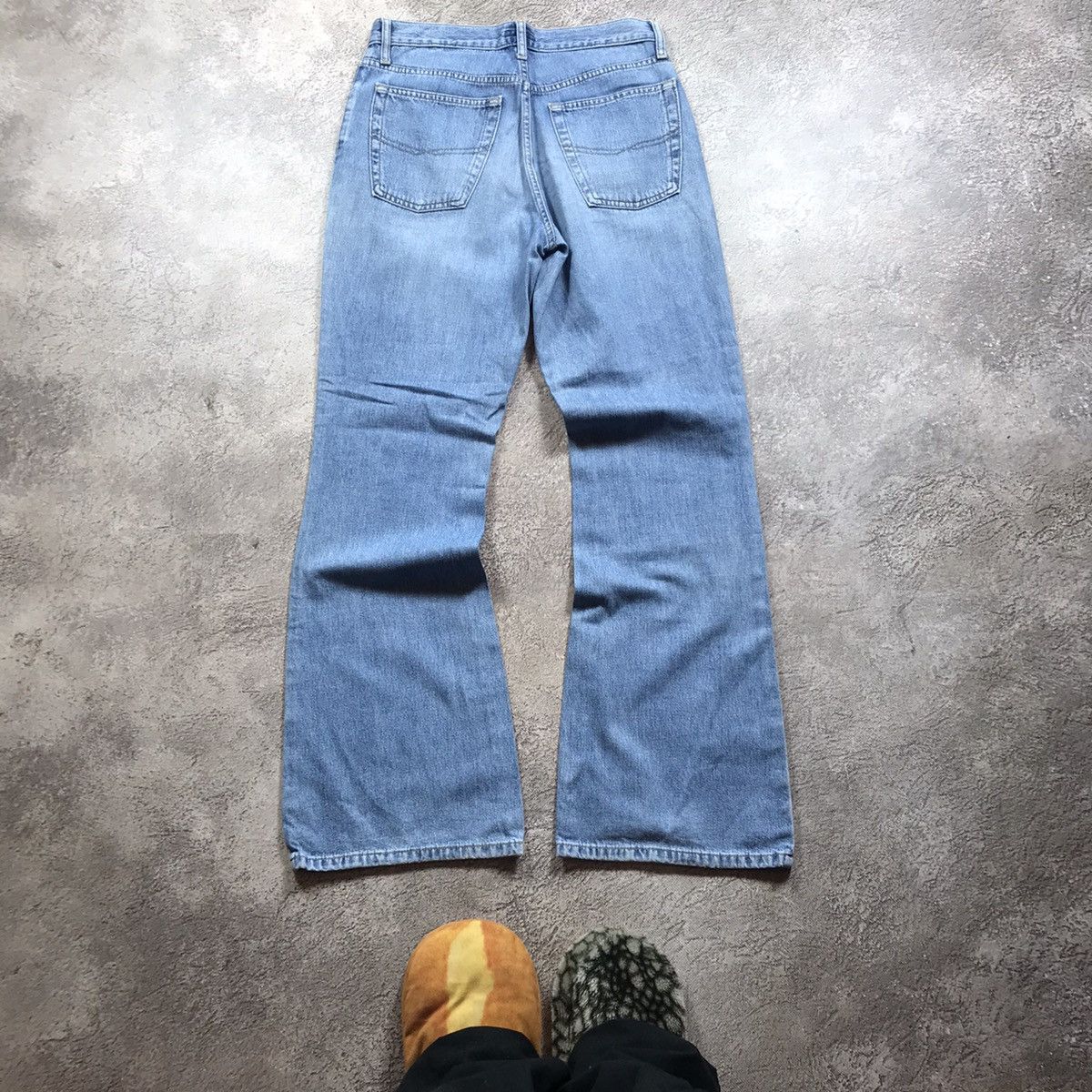 Vintage Vintage Y2K Distressed Baggy Flared Jeans Grunge Skate 30 Size US 30 / EU 46 - 4 Thumbnail
