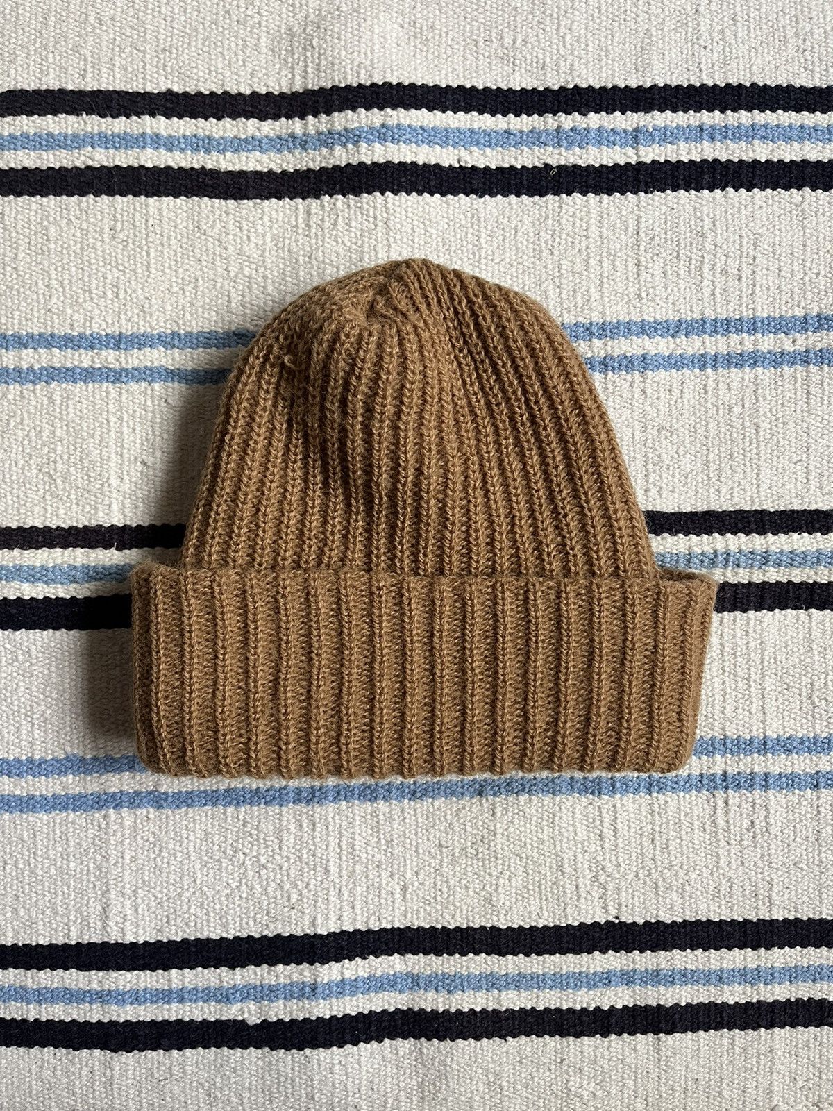 Peanuts Vintage Snoopy Peanuts Usa Beige Orlon Acrylic Beanie Hat Size ONE SIZE - 2 Thumbnail