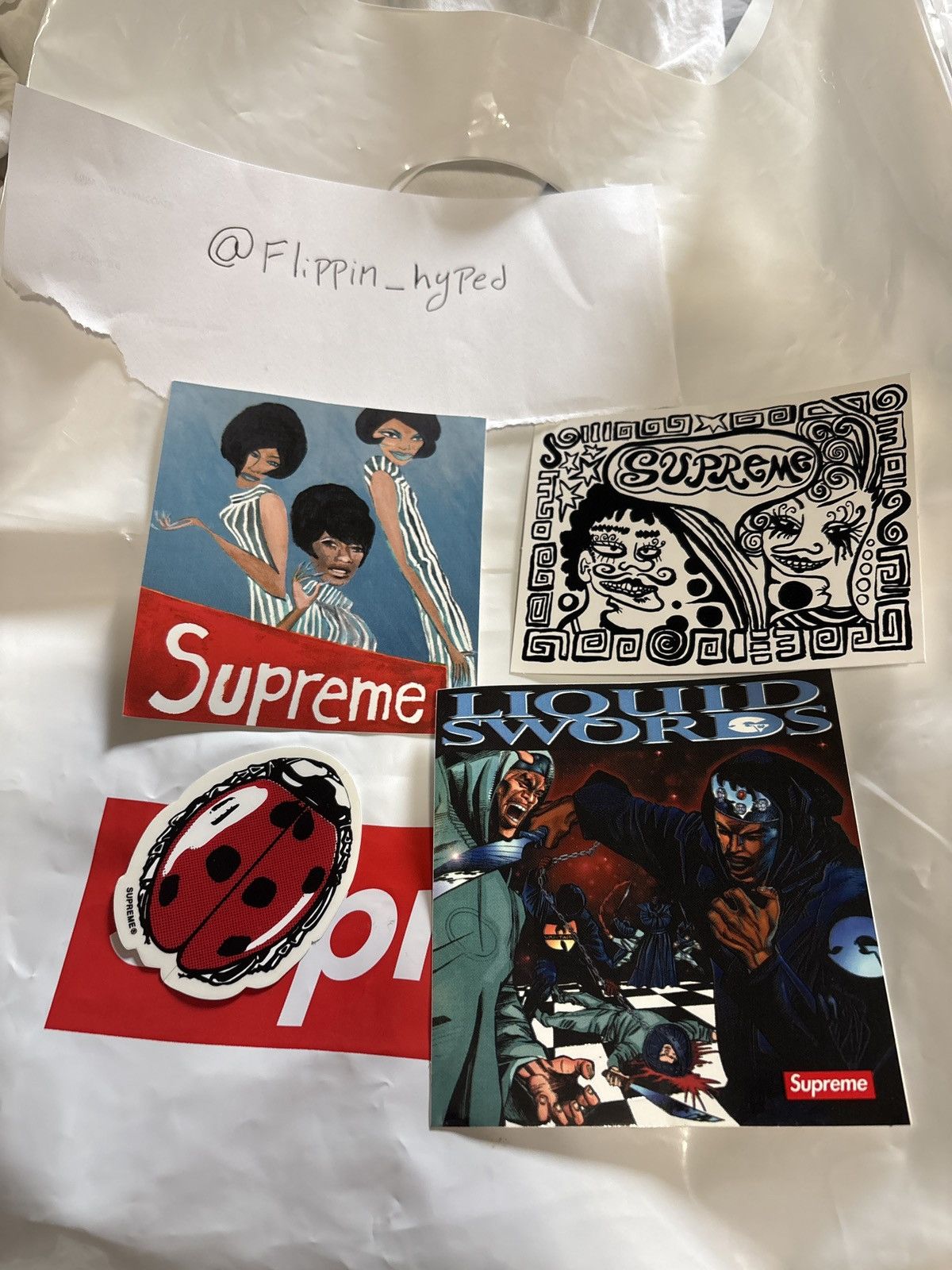 Supreme Supreme sticker pack Size ONE SIZE - 1 Preview