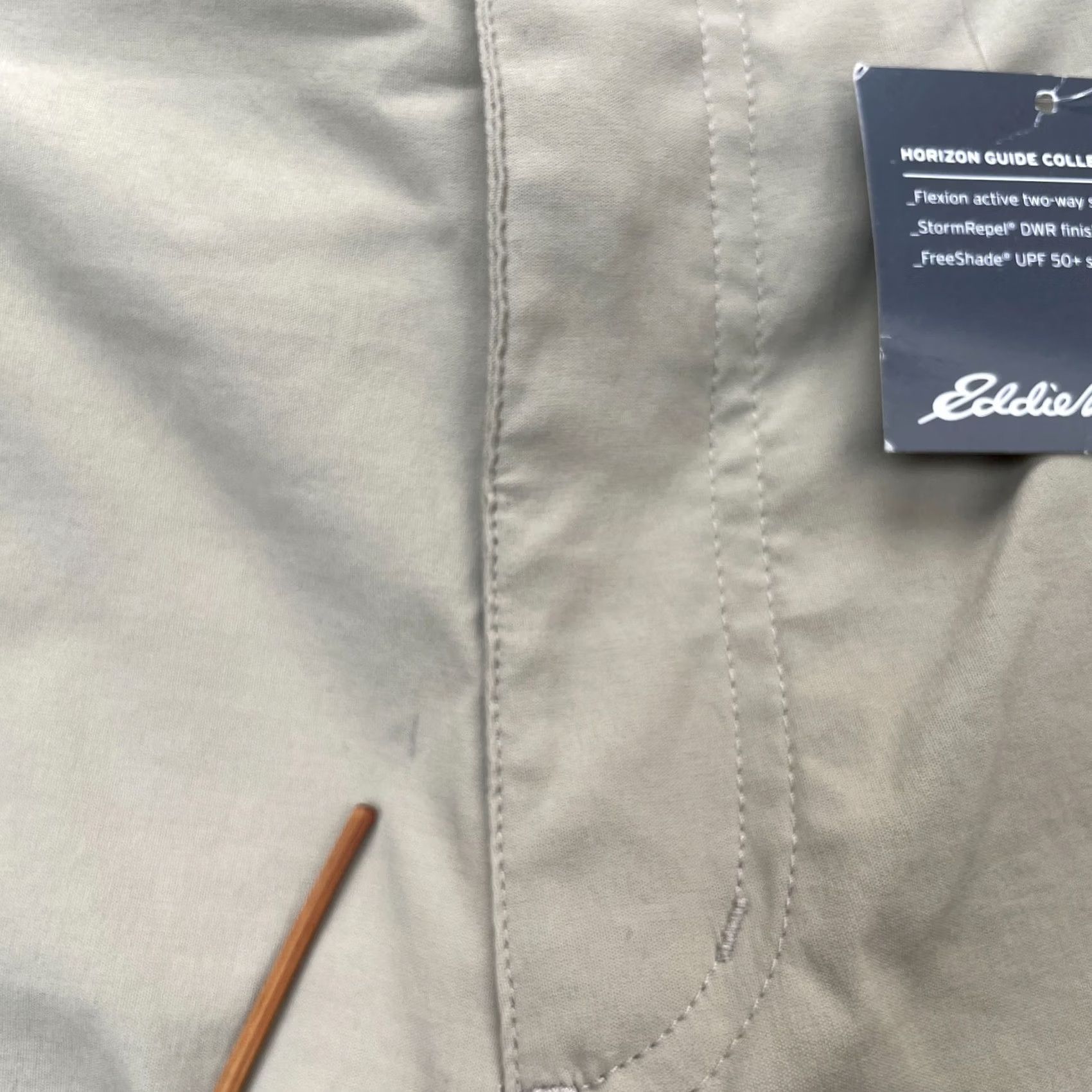 Eddie Bauer Eddie Bauer Pants Mens 42x34 Beige Horizon Guide Chino Straight Leg Stretch Casual Workwear Slim? No. Size US 42 / EU 58 - 6 Thumbnail