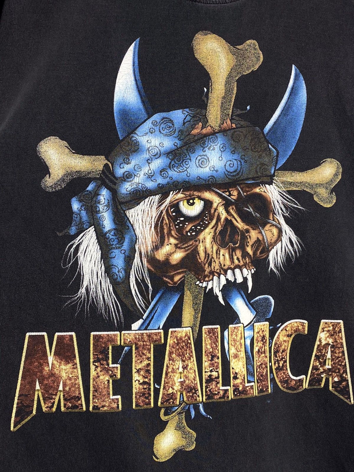 Metallica × Vintage Vintage Metallica Skull logo rock band t shirt graphic print Size US L / EU 52-54 / 3 - 4 Thumbnail