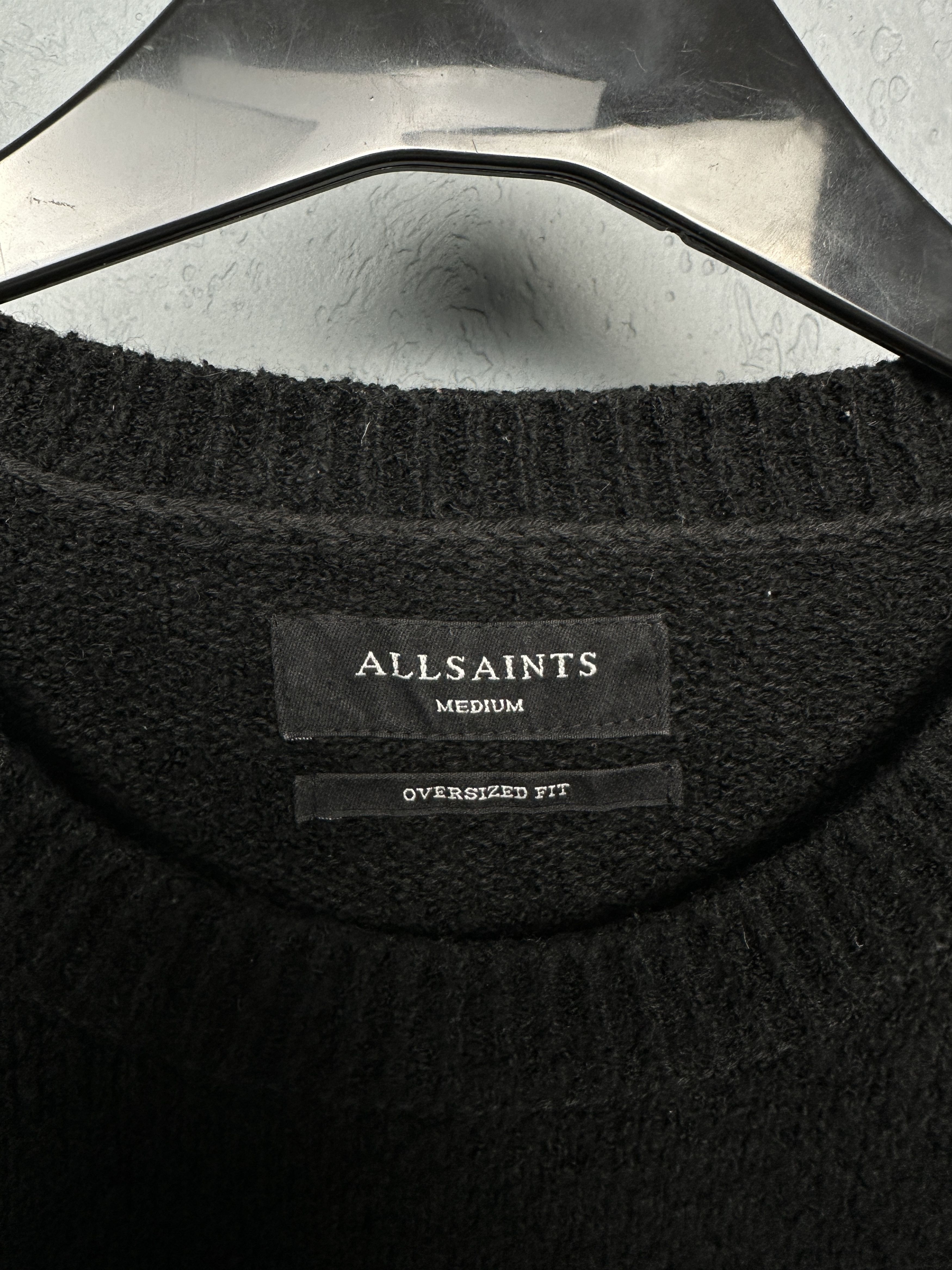 Allsaints AllSaints Mens Arinn Crew Neck Oversized Sweater Size US M / EU 48-50 / 2 - 3 Thumbnail