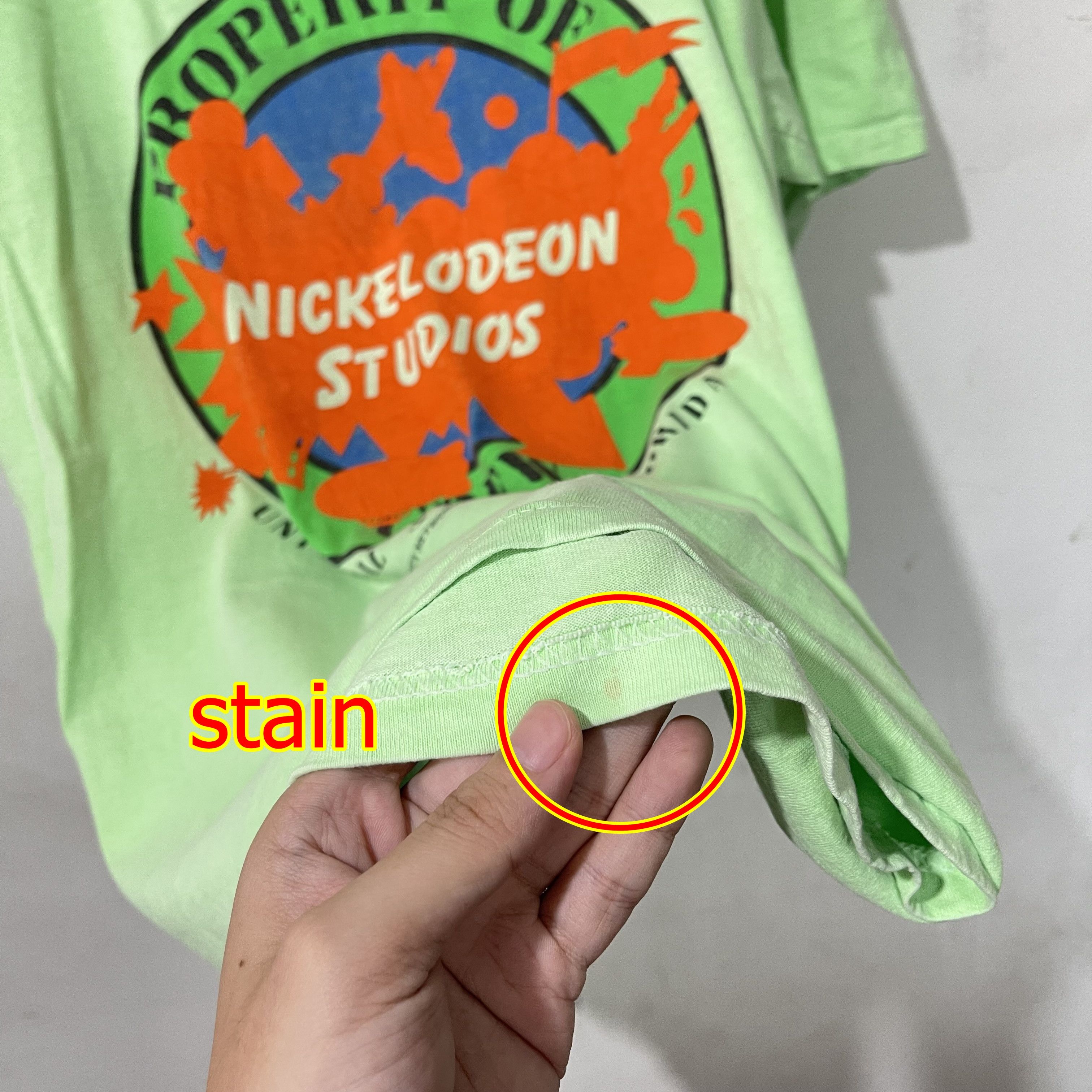 Universal Studios Vintage 1990 Nickelodeon Studios Crew T-Shirt Size US M / EU 48-50 / 2 - 9 Thumbnail