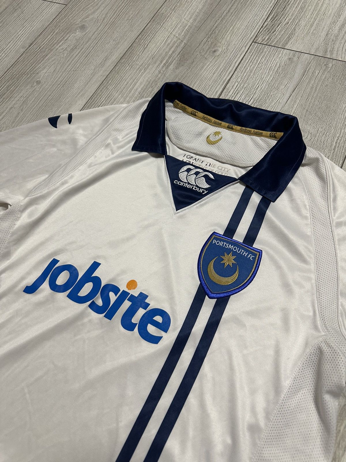 Canterbury of New Zealand Vintage Portsmouth FC Soccer Canterbury Jersey Size US M / EU 48-50 / 2 - 2 Thumbnail