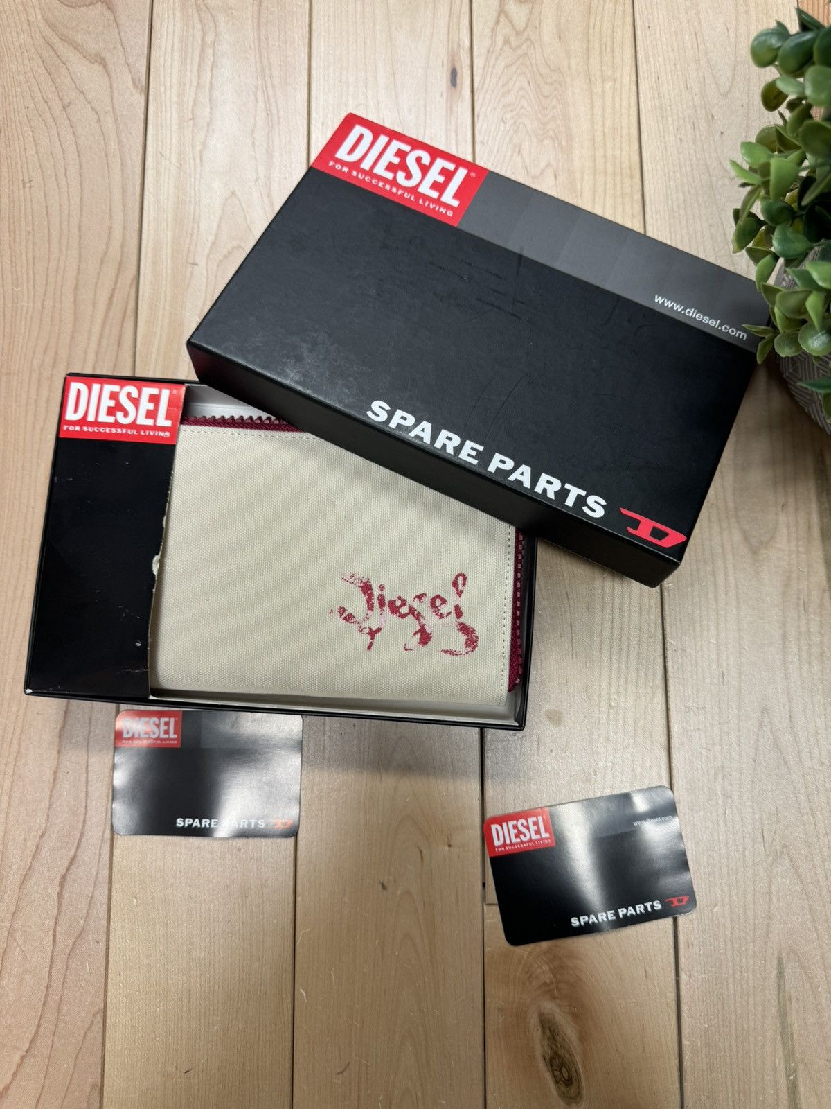 Diesel 2000s Diesel ‘Small Parts’ Long Wallet Size ONE SIZE - 6 Thumbnail
