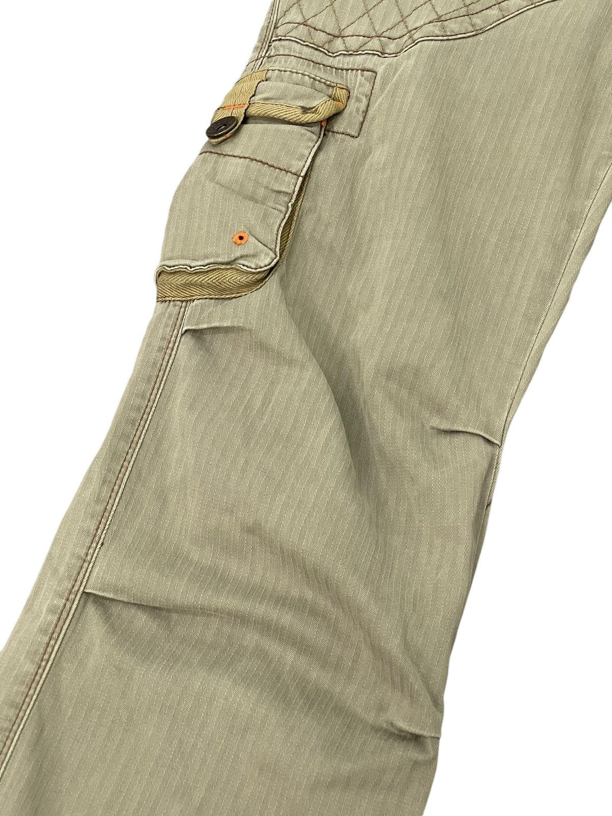 Edwin Heringbone Cargo Edwin Stretch Regular Straight 3🟦 Size US 30 / EU 46 - 14 Thumbnail