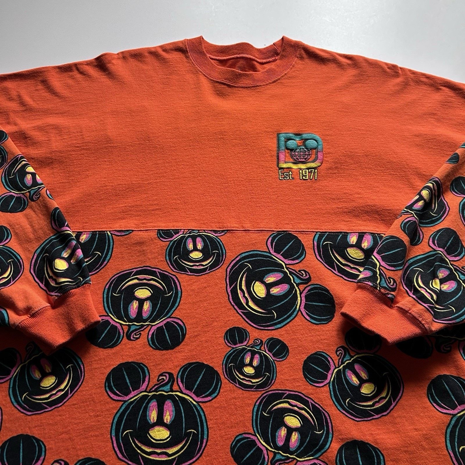 Disney × Mickey Mouse × Vintage Disney Land Halloween Mickey Mouse Spirit Jersey Shirt Large Size US L / EU 52-54 / 3 - 5 Thumbnail
