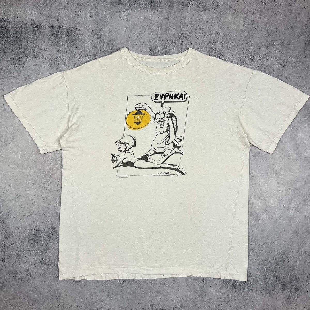 Vintage Vintage Eureka Archimedes humor 18+ y2k porn tee 90’s Size US M / EU 48-50 / 2 - 2 Thumbnail