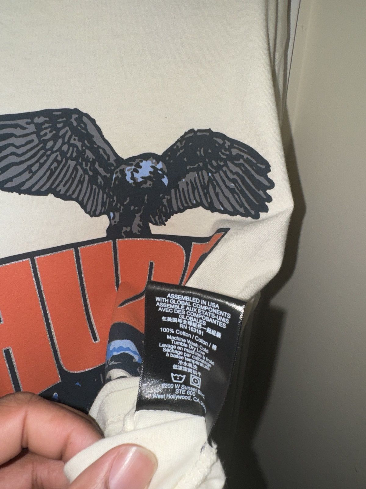 Designer × Rhude RHUDE Black Hills Derby Tee Size US S / EU 44-46 / 1 - 5 Thumbnail