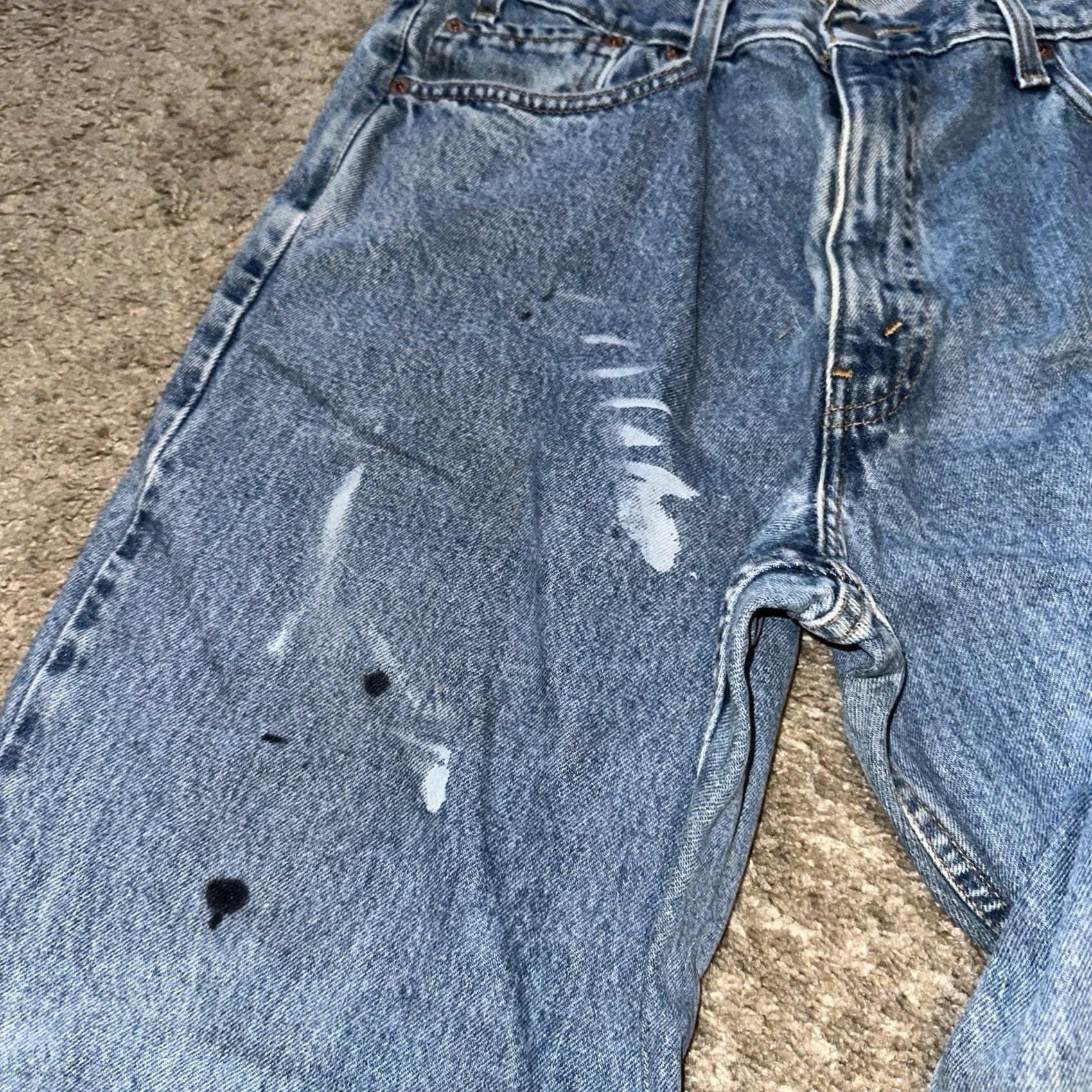 Levi's VINTAGE Levi's 550 Jeans 36x31 Denim Relaxed Tapered Made In USA Blue 90s Mens Jeans" Size US 36 / EU 52 - 2 Thumbnail
