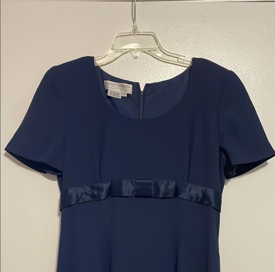 MAGGY LONDON Maggy London Blue Maxi Dress Size M / US 6-8 / IT 42-44 - 4 Thumbnail