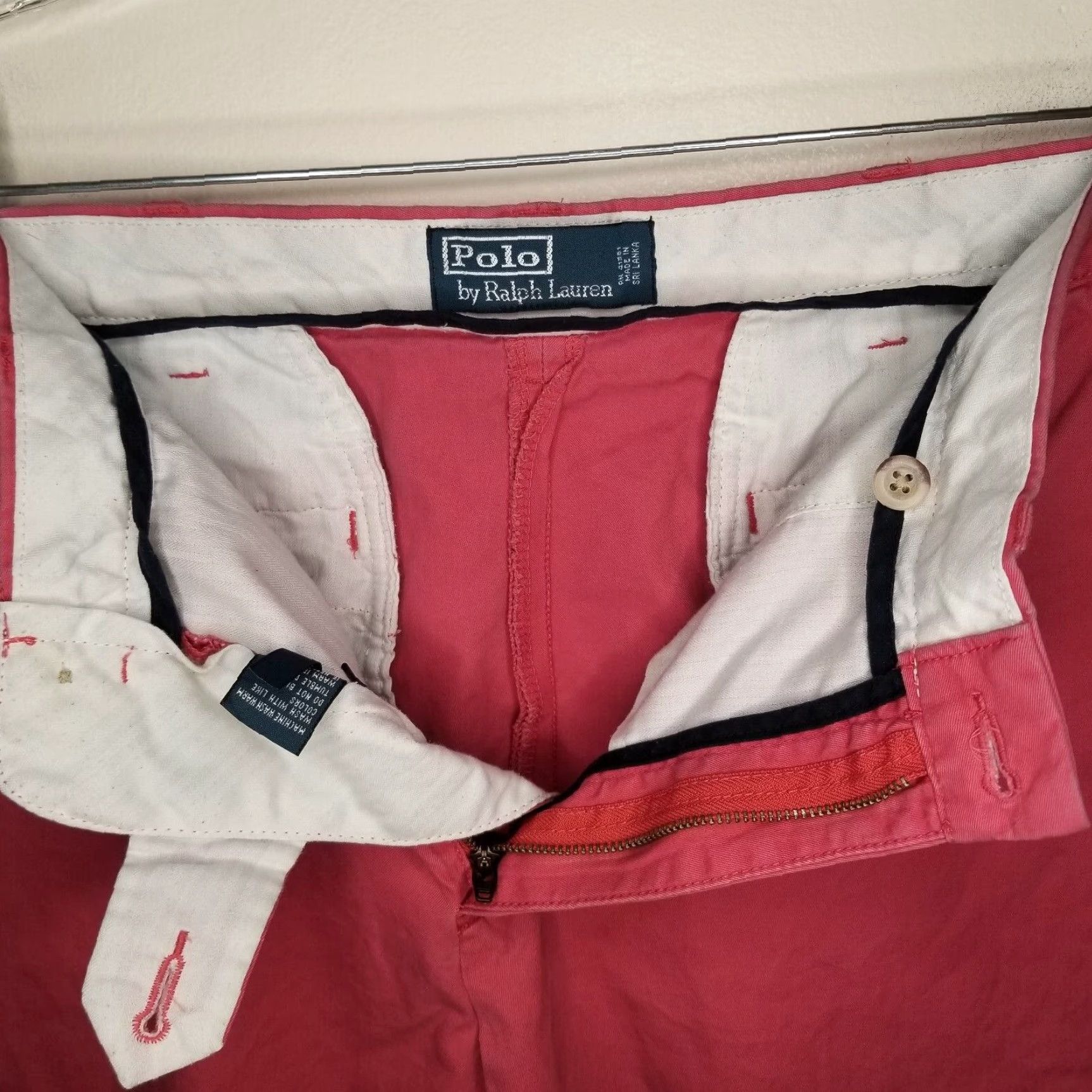Polo Ralph Lauren Polo Ralph Lauren Shorts Chino Men 34 Red Power Pink Size US S / EU 44-46 / 1 - 3 Thumbnail
