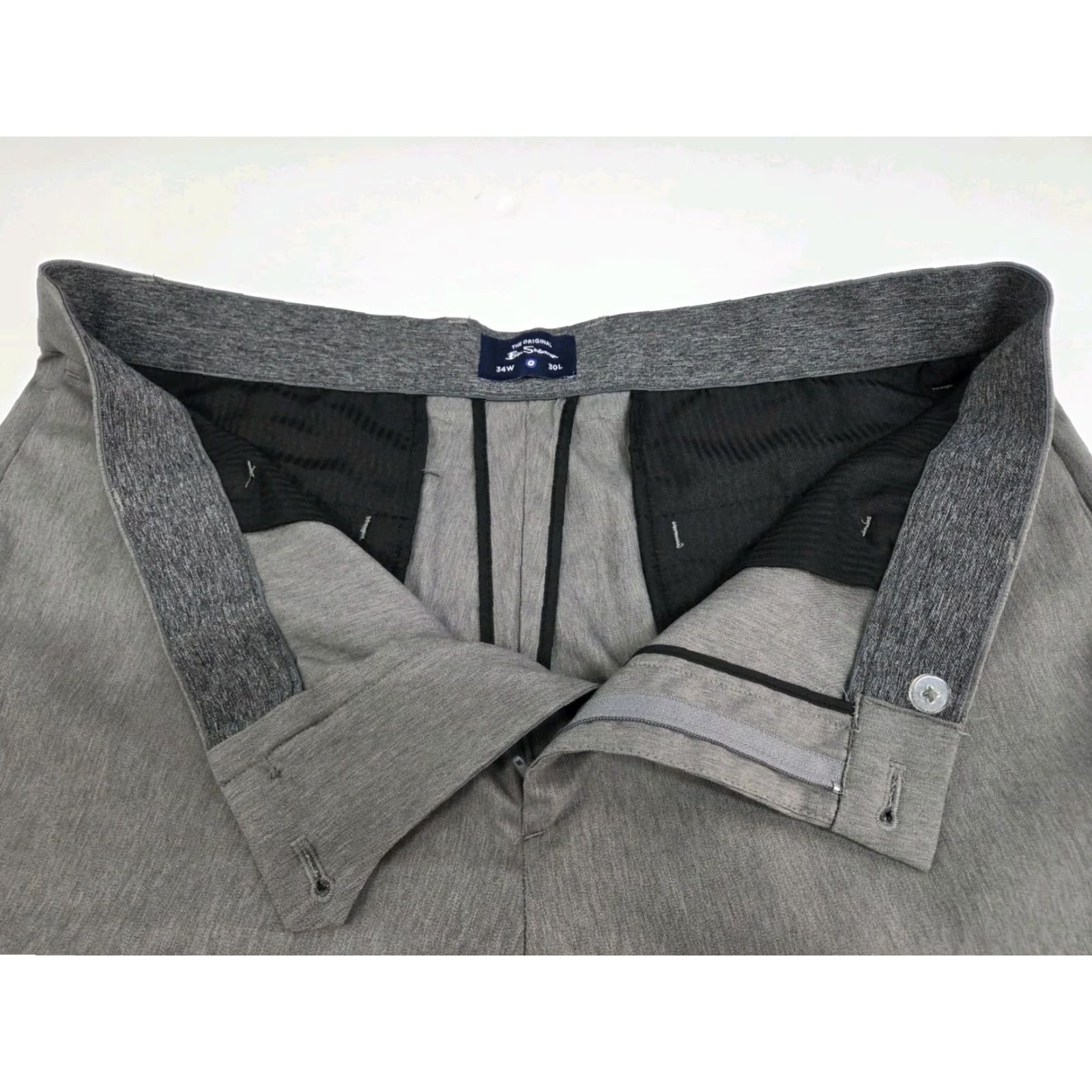 Ben Sherman Ben Sherman Mens Grey Golf Pants Size 34/30 Polyester/Spandex Size US 34 / EU 50 - 4 Thumbnail