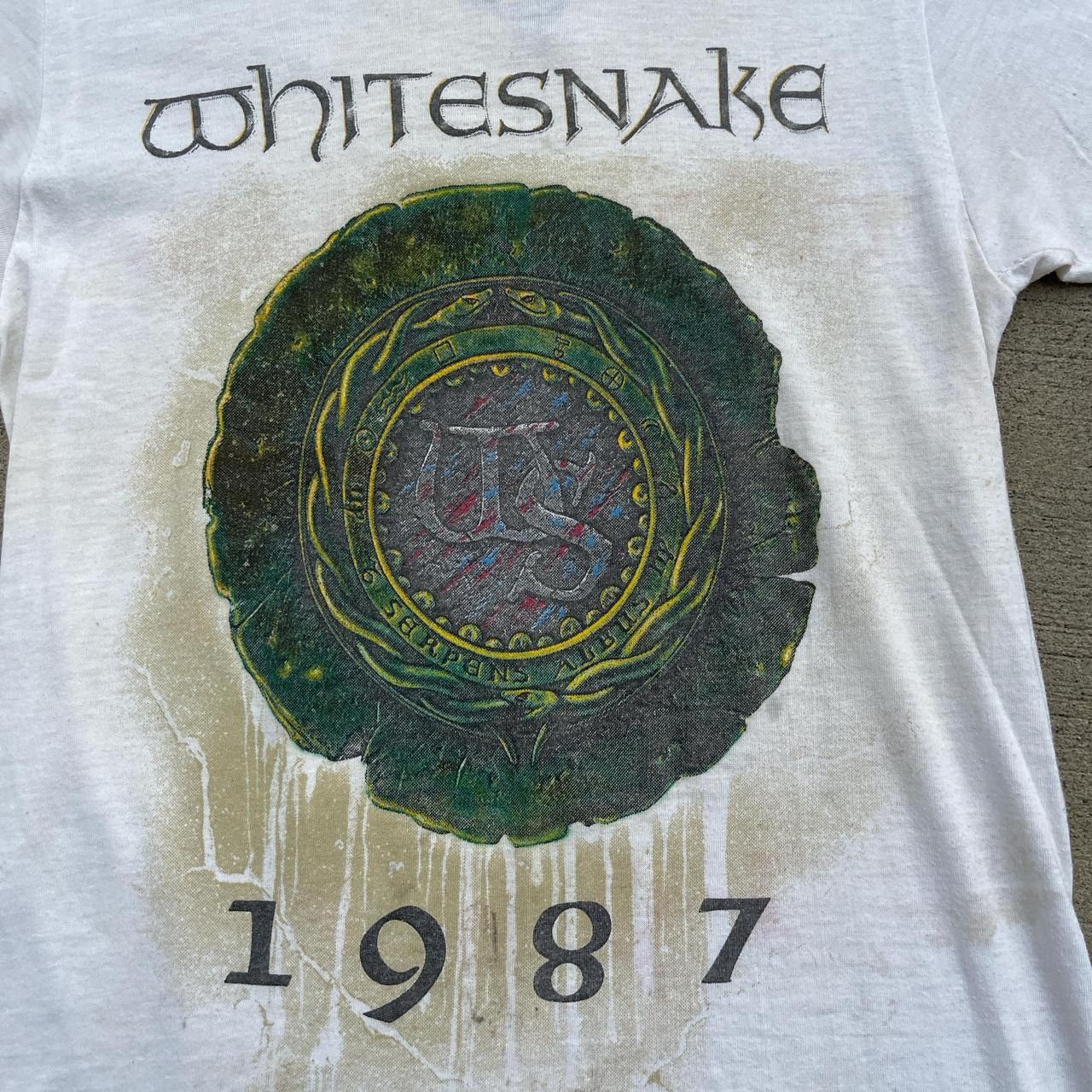 Vintage Vintage 1987 whitesnake tour tee Size US S / EU 44-46 / 1 - 2 Thumbnail