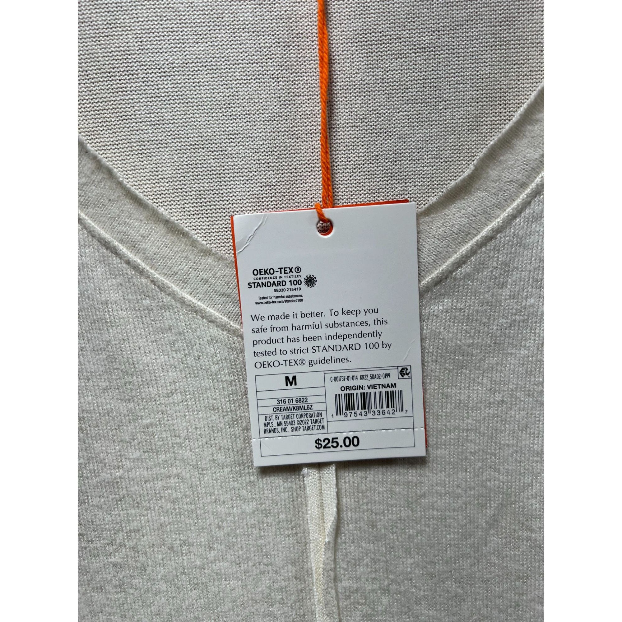 Other Knox Rose - Women's Blouse Knit Pullover Long Sleeve V-Neck Size M / US 6-8 / IT 42-44 - 9 Thumbnail