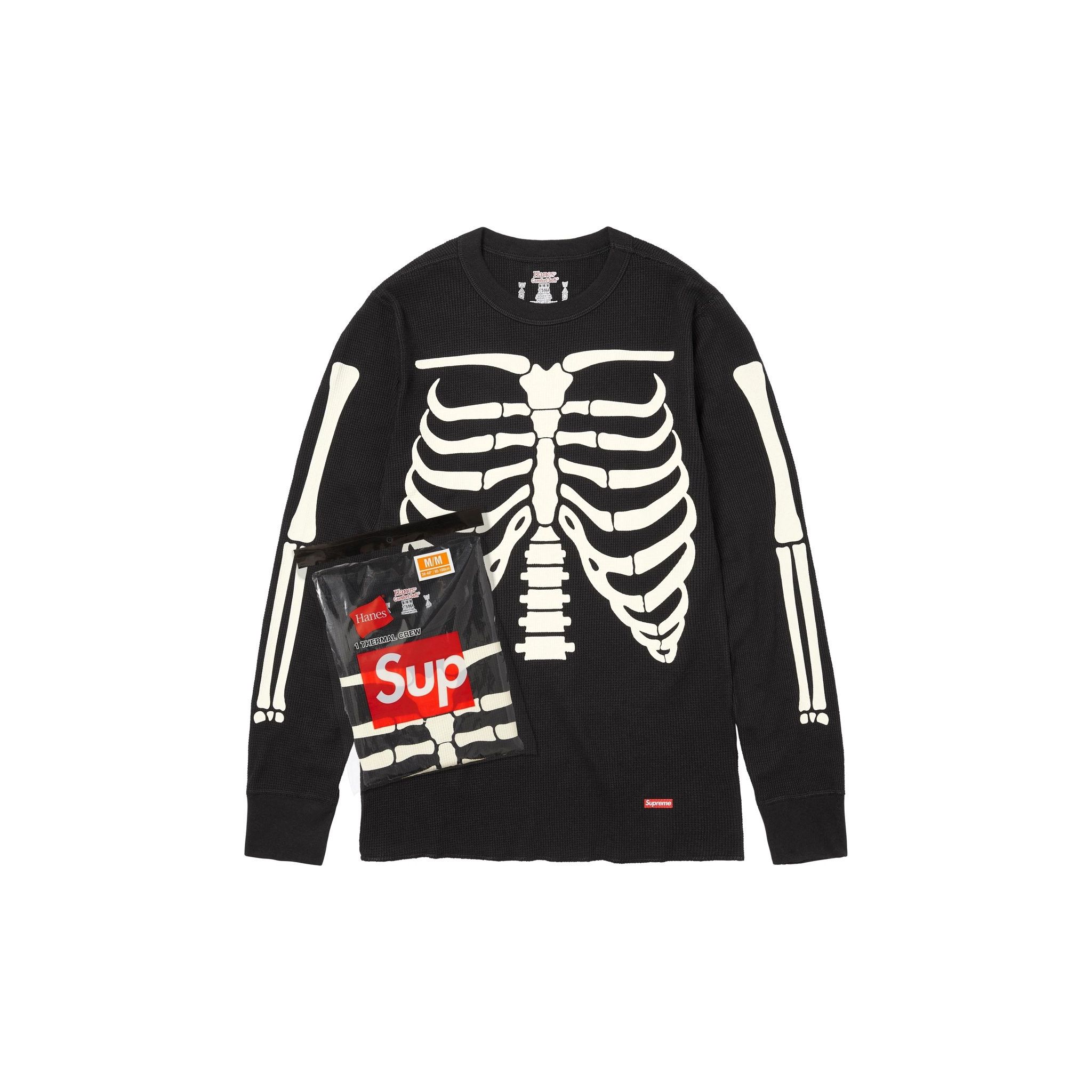 Supreme Supreme x Hanes Skeleton Thermal Crew Size L Size US L / EU 52-54 / 3 - 1 Thumbnail