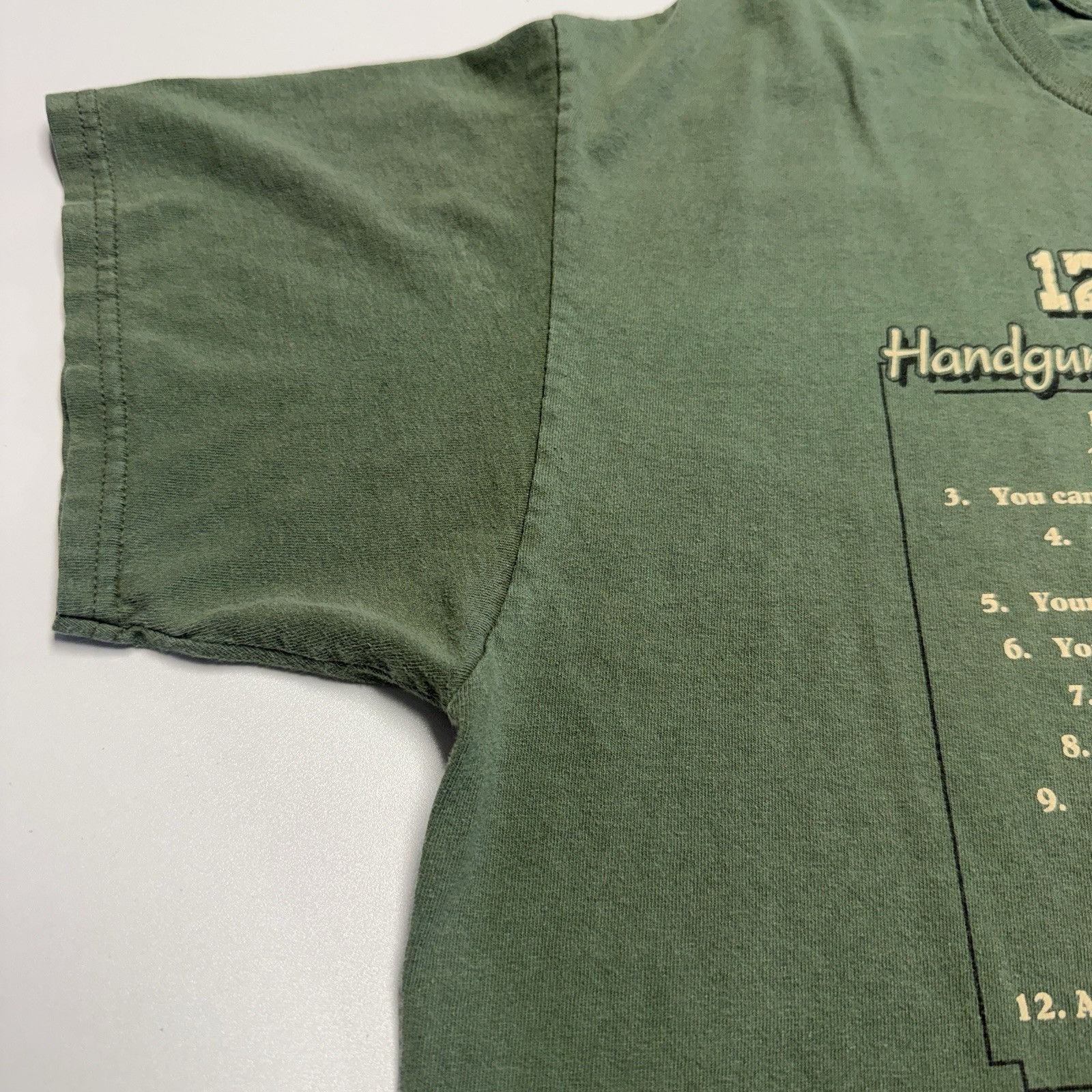 Vintage Vintage Y2K Funny Guns Wife T Shirt Mens XL Green Size US XL / EU 56 / 4 - 4 Thumbnail