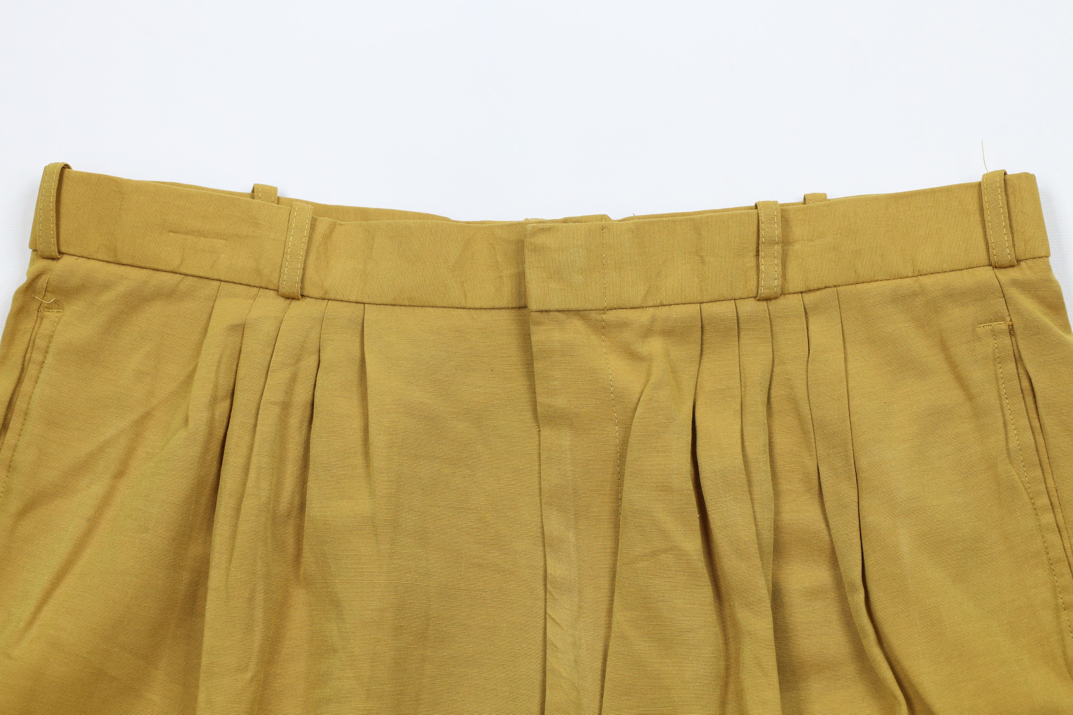 Vintage Vintage 90s Streetwear Baggy Rayon Blend Chino Shorts Size US 36 / EU 52 - 2 Thumbnail