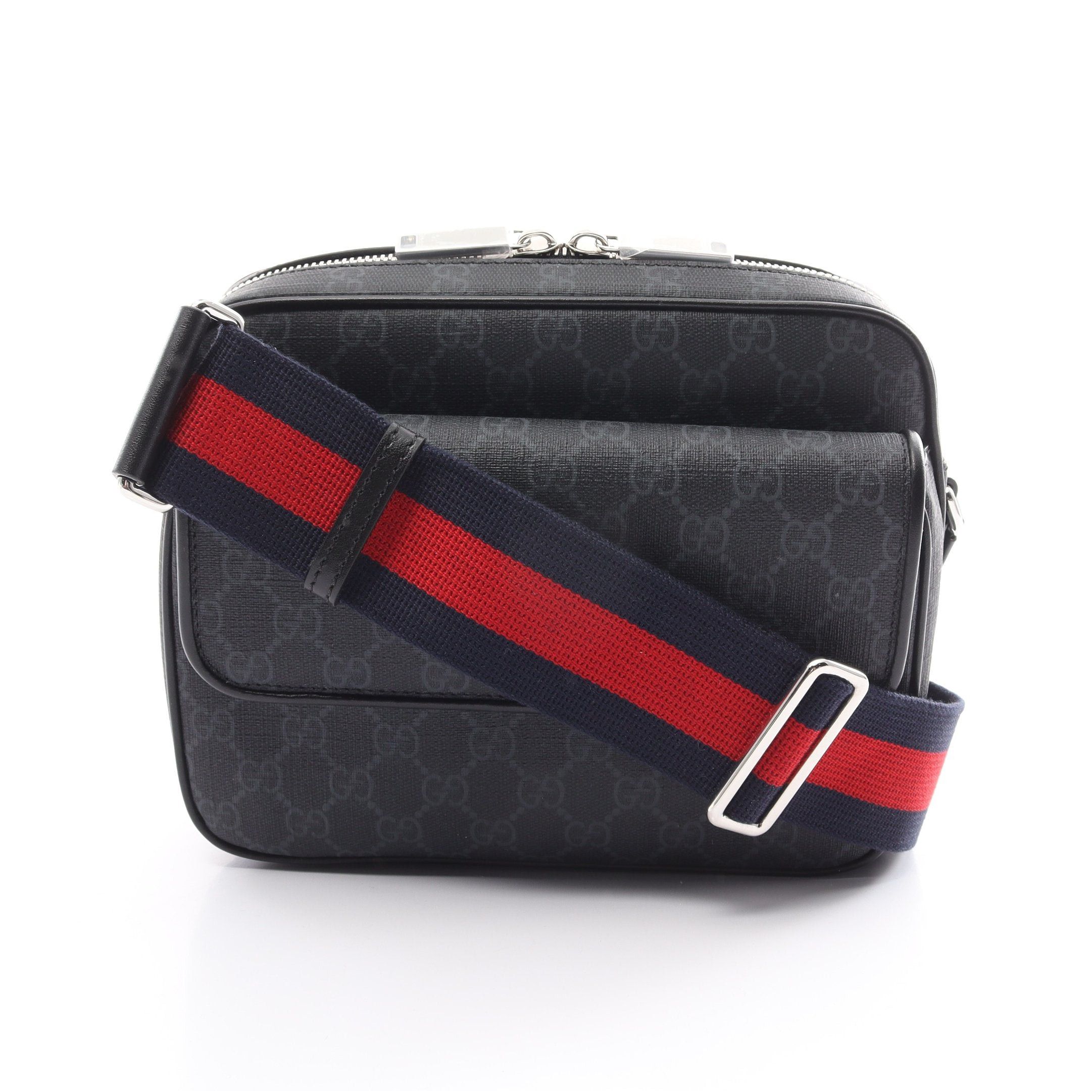 Gucci Gucci Gucci Jumbo GG Small Leather Crossbody Bag