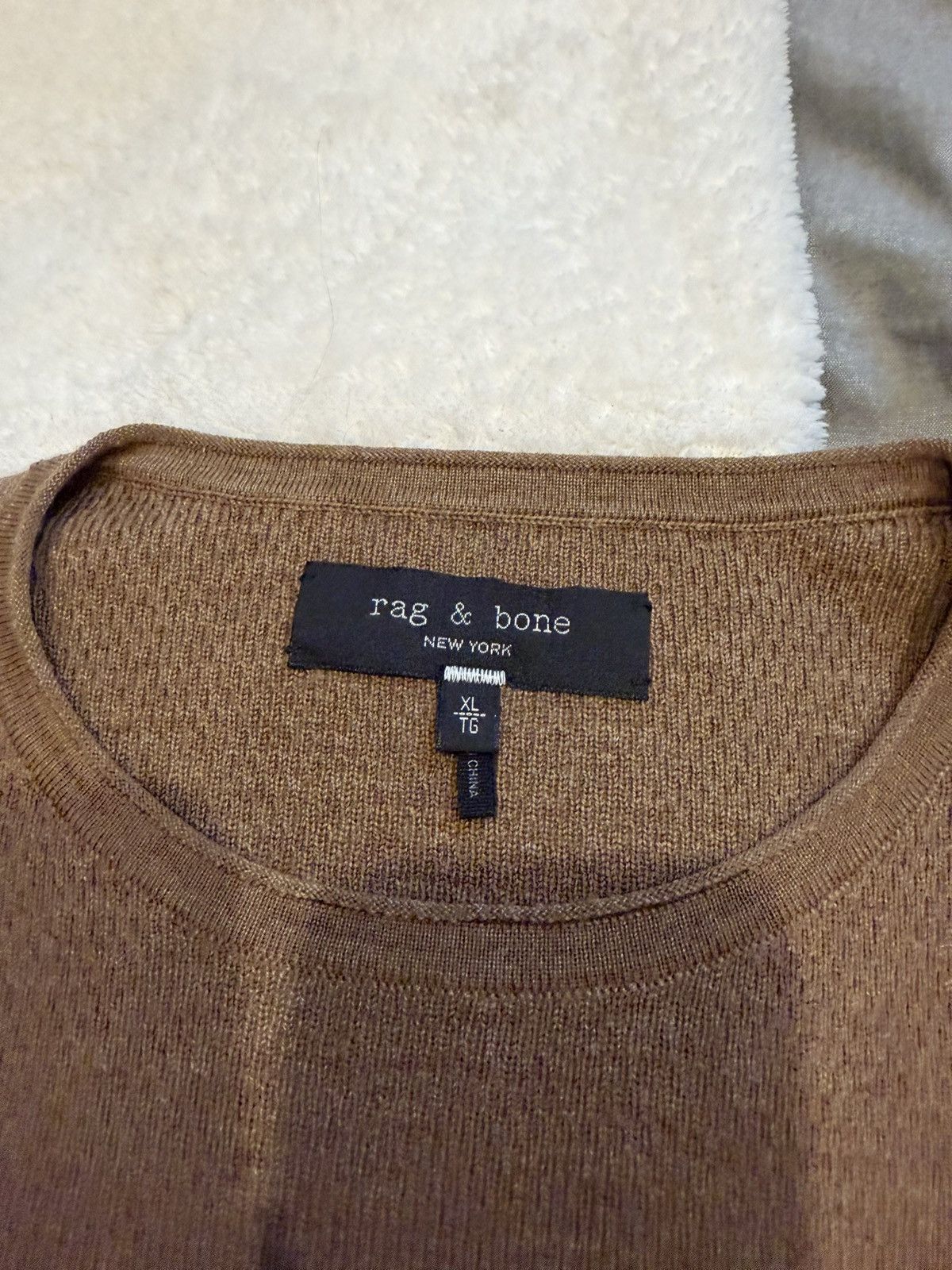 Rag & Bone Rag & Bone XL Brown Sweater Size US XL / EU 56 / 4 - 4 Thumbnail