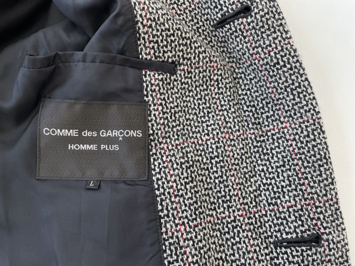 Comme des Garcons A/W 03 Panelled Patterned Weave Overcoat Size US L / EU 52-54 / 3 - 15 Thumbnail