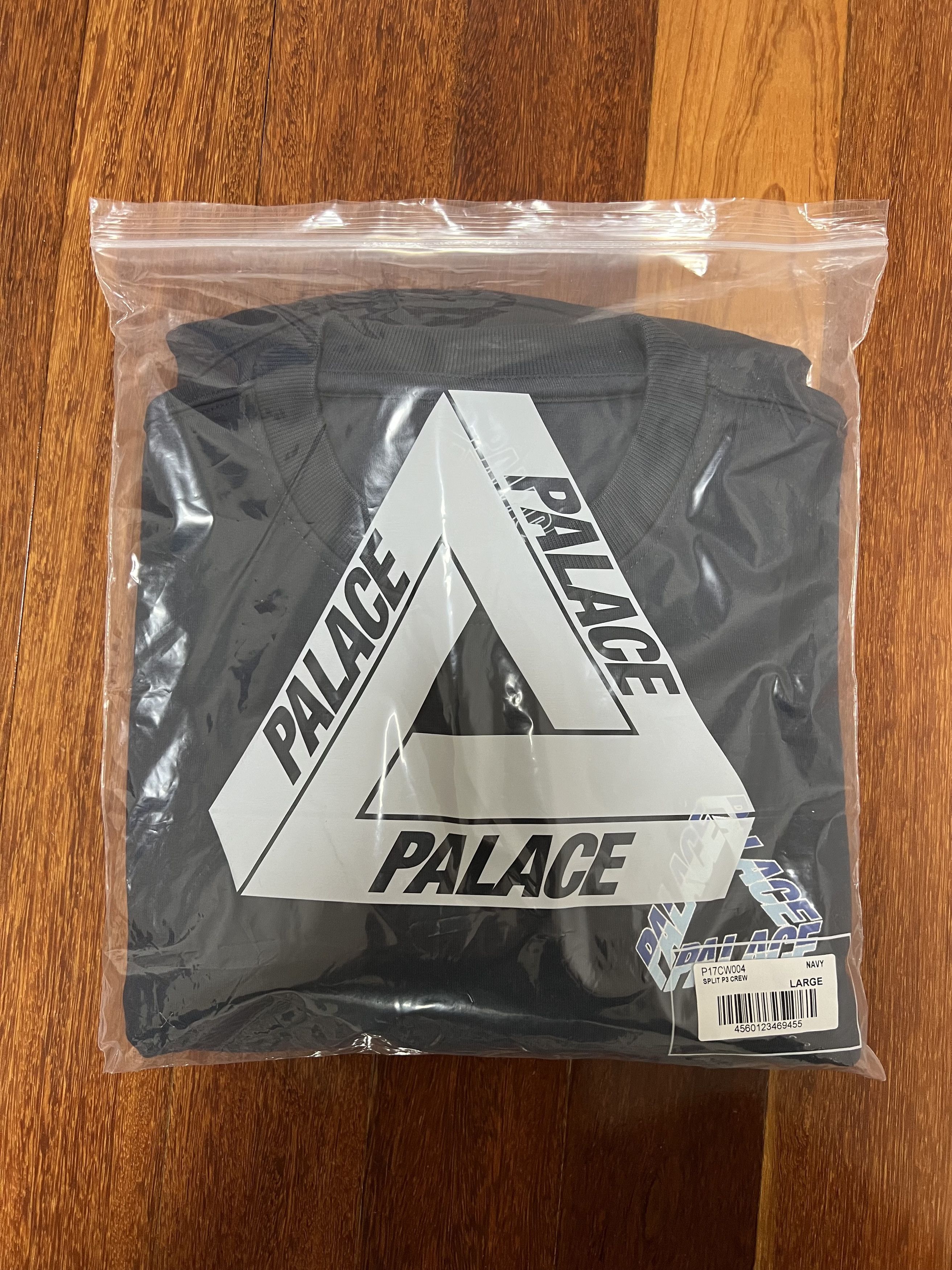 Palace 💚 2019 Palace Split P3 Crew Navy Large NEW Size US L / EU 52-54 / 3 - 10 Thumbnail