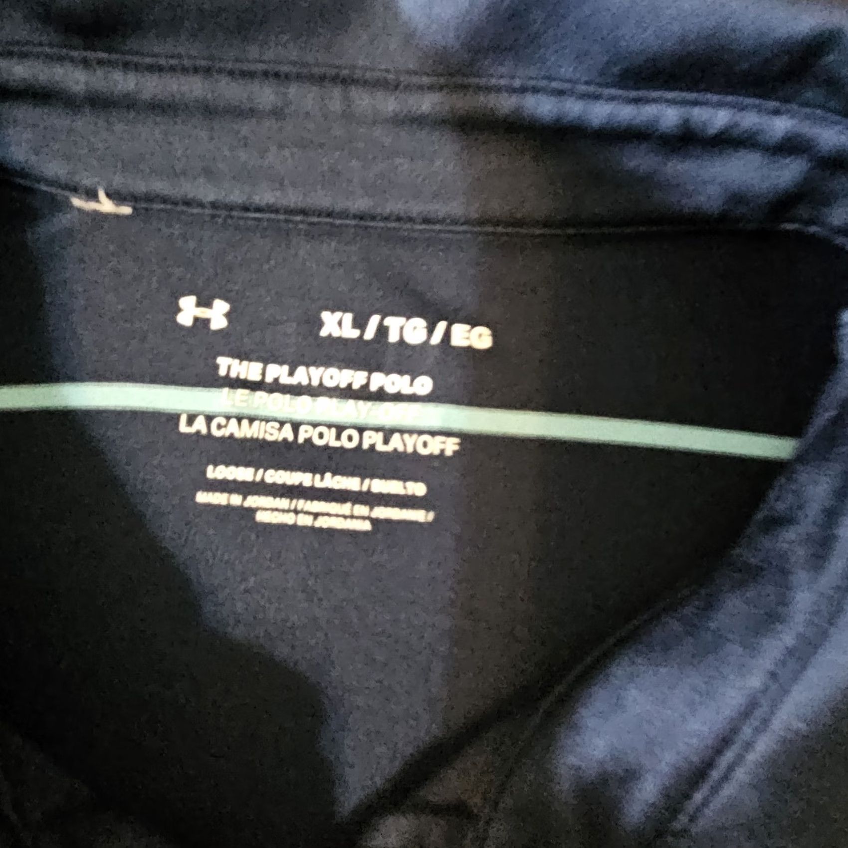 Under Armour Under Armour Polo Shirt Navy Blue Performance XL MEN'S S/S Size US XL / EU 56 / 4 - 6 Thumbnail