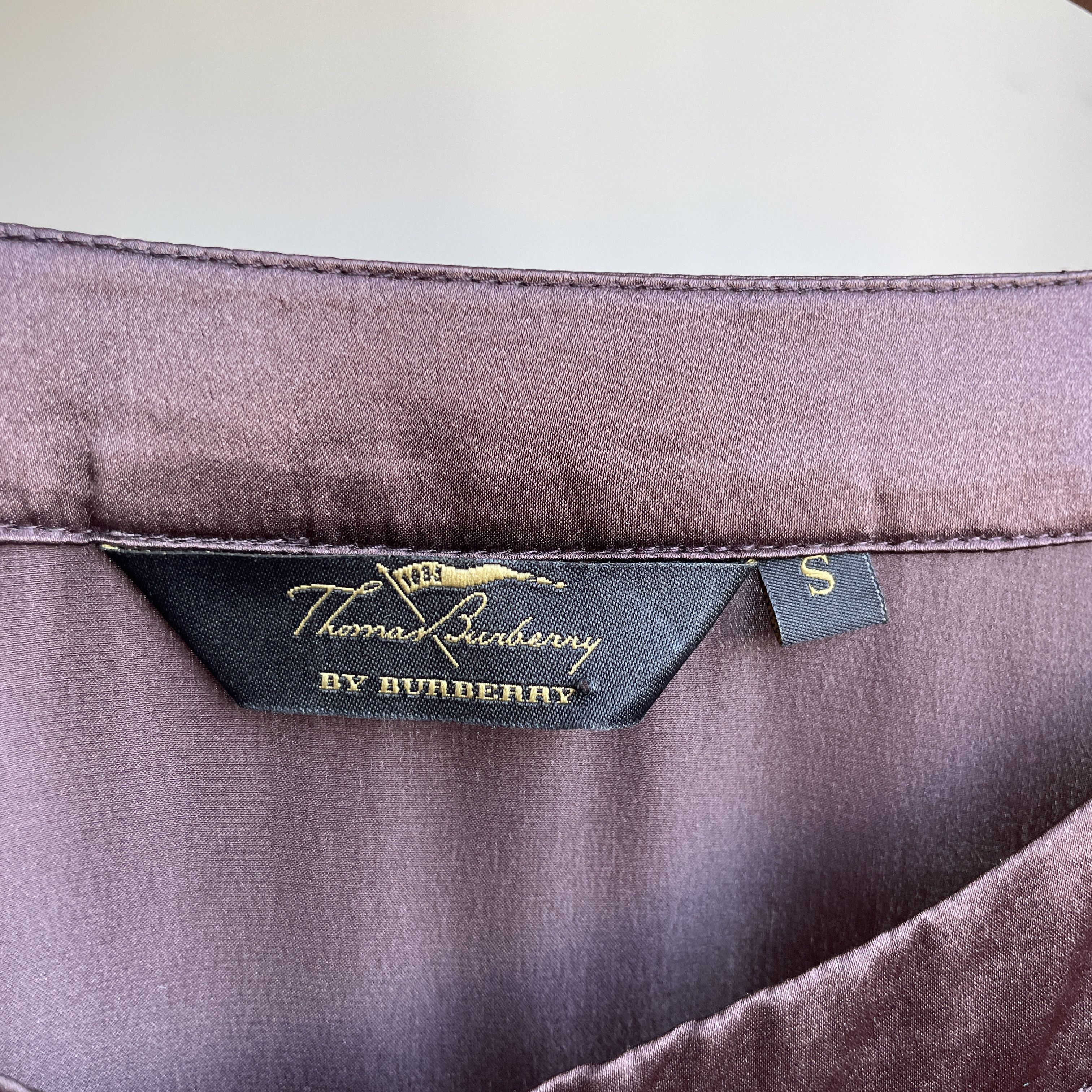 Burberry Thomas Burberry Melish Belt Silk Midi Shirt Dress Size S Size S / US 4 / IT 40 - 13 Thumbnail