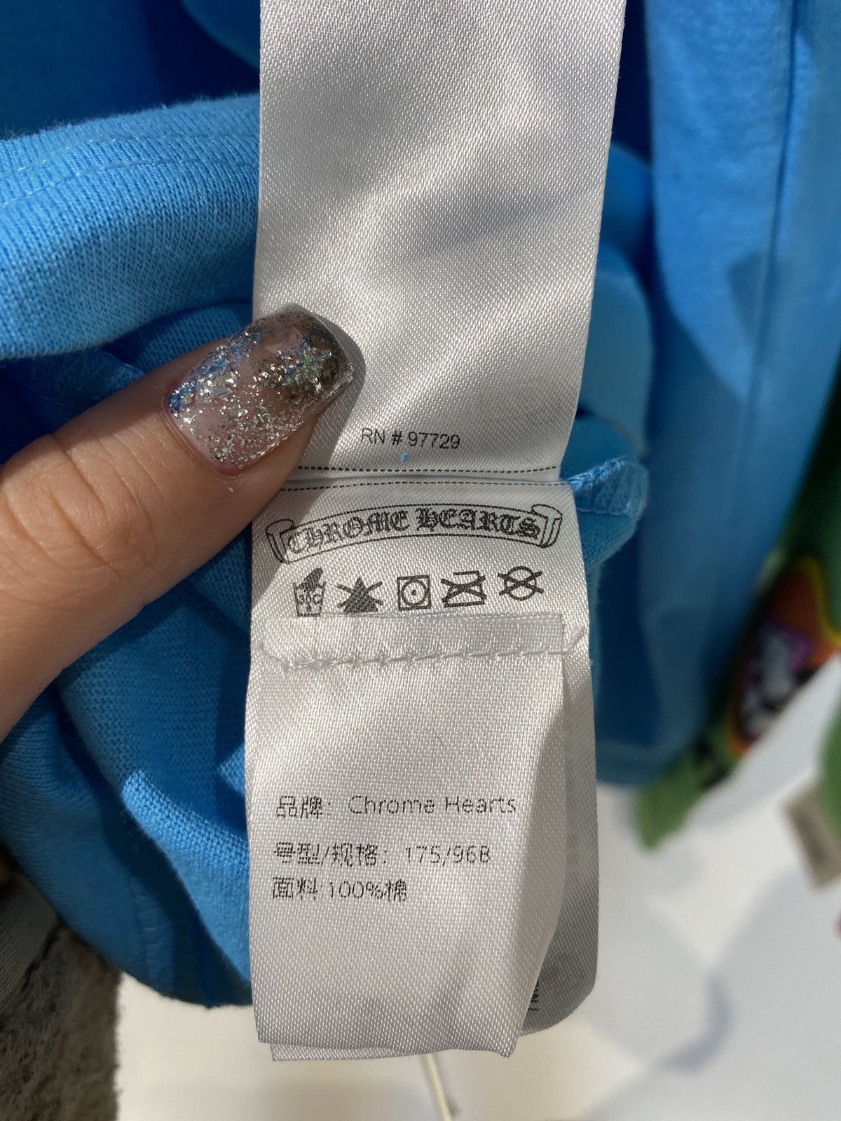 Chrome Hearts Chrome Hearts Matty Boy Blue Brain New Long Sleeve Tee Size US M / EU 48-50 / 2 - 6 Thumbnail