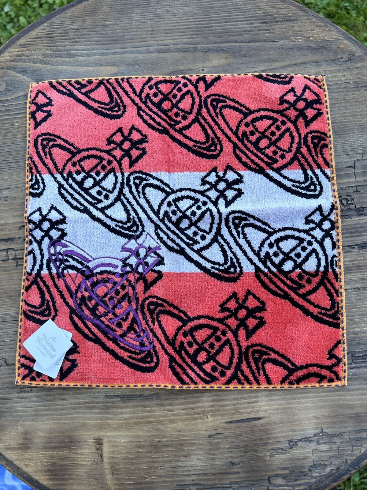 Vivienne Westwood BNWT Multicolor Vivienne Westwood Orb Soft Mini Towel Square Size ONE SIZE - 1 Thumbnail