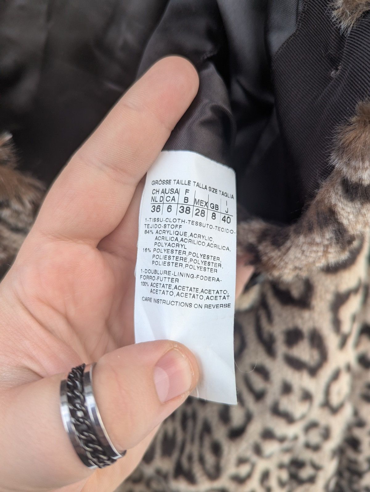Weekend Max Mara Max Mara Faux Fur Coat Teddy Bear Leopard Print Size S / US 4 / IT 40 - 6 Thumbnail