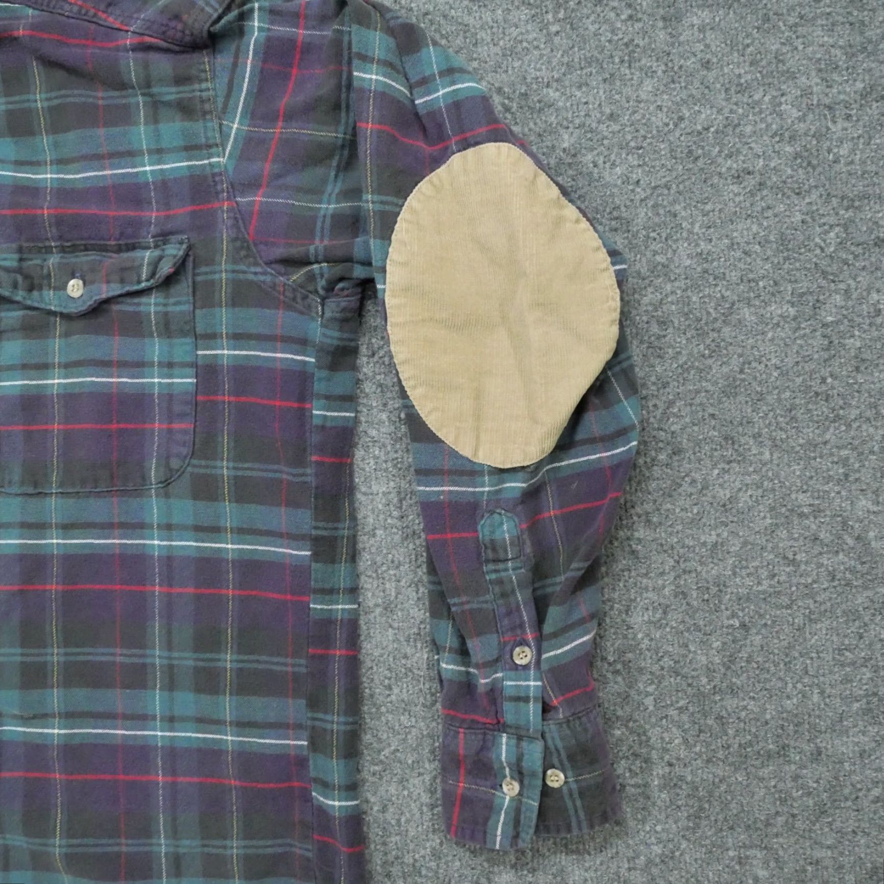 Wrangler VINTAGE Wrangler Shirt Mens 15.5 34 Blue Green Plaid Flannel 80s Workwear Casual Button-Up Size US L / EU 52-54 / 3 - 2 Thumbnail