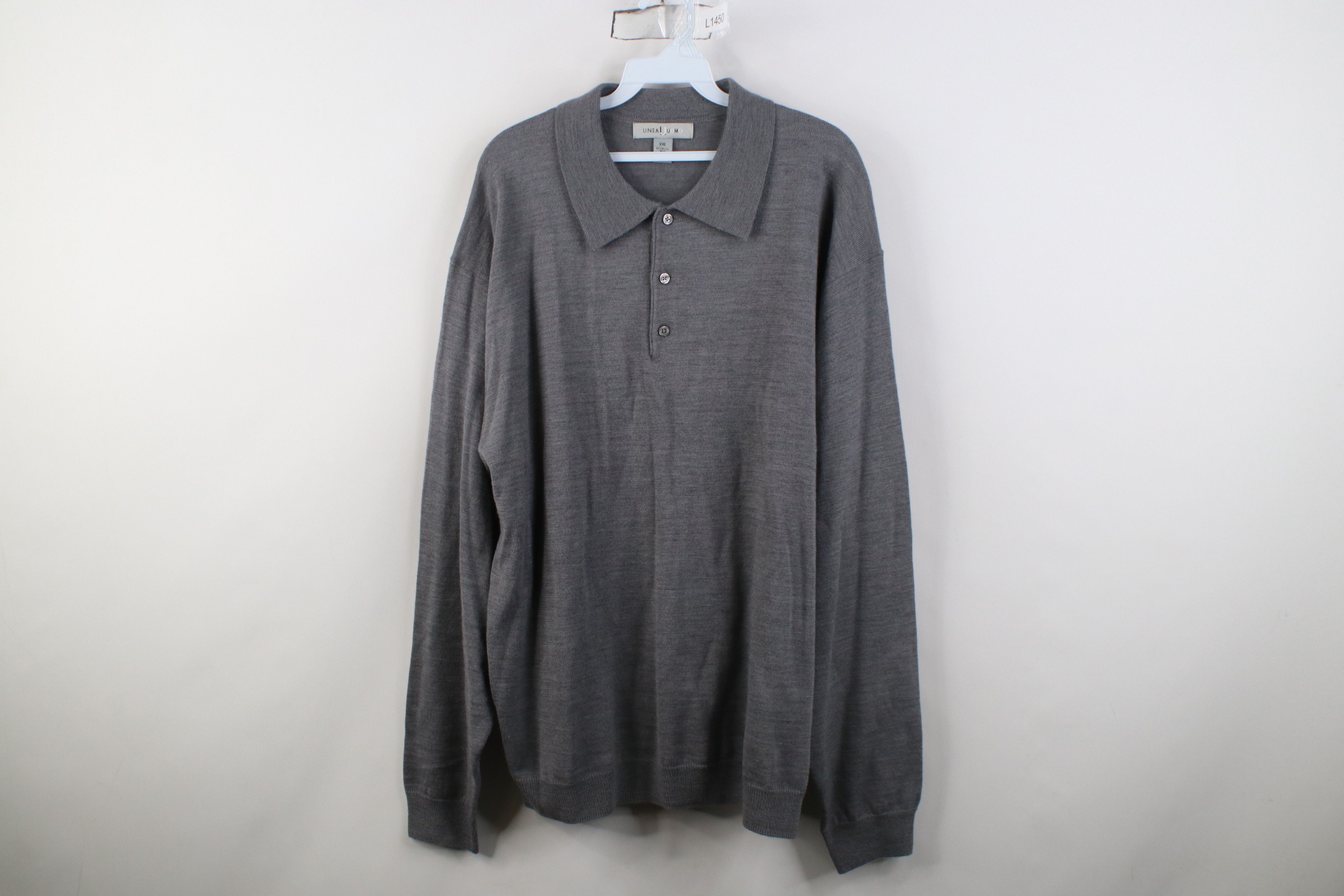 Vintage Vintage 90s Streetwear Wool Blend Knit Collared Sweater Size US XXL / EU 58 / 5 - 1 Thumbnail