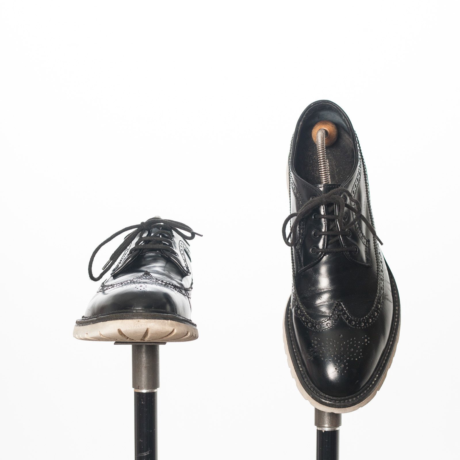 Dsquared2 DSQUARED2 Black Brogue Leather Shoes Italy Made EU43.5 Size US 10.5 / EU 43-44 - 2 Thumbnail